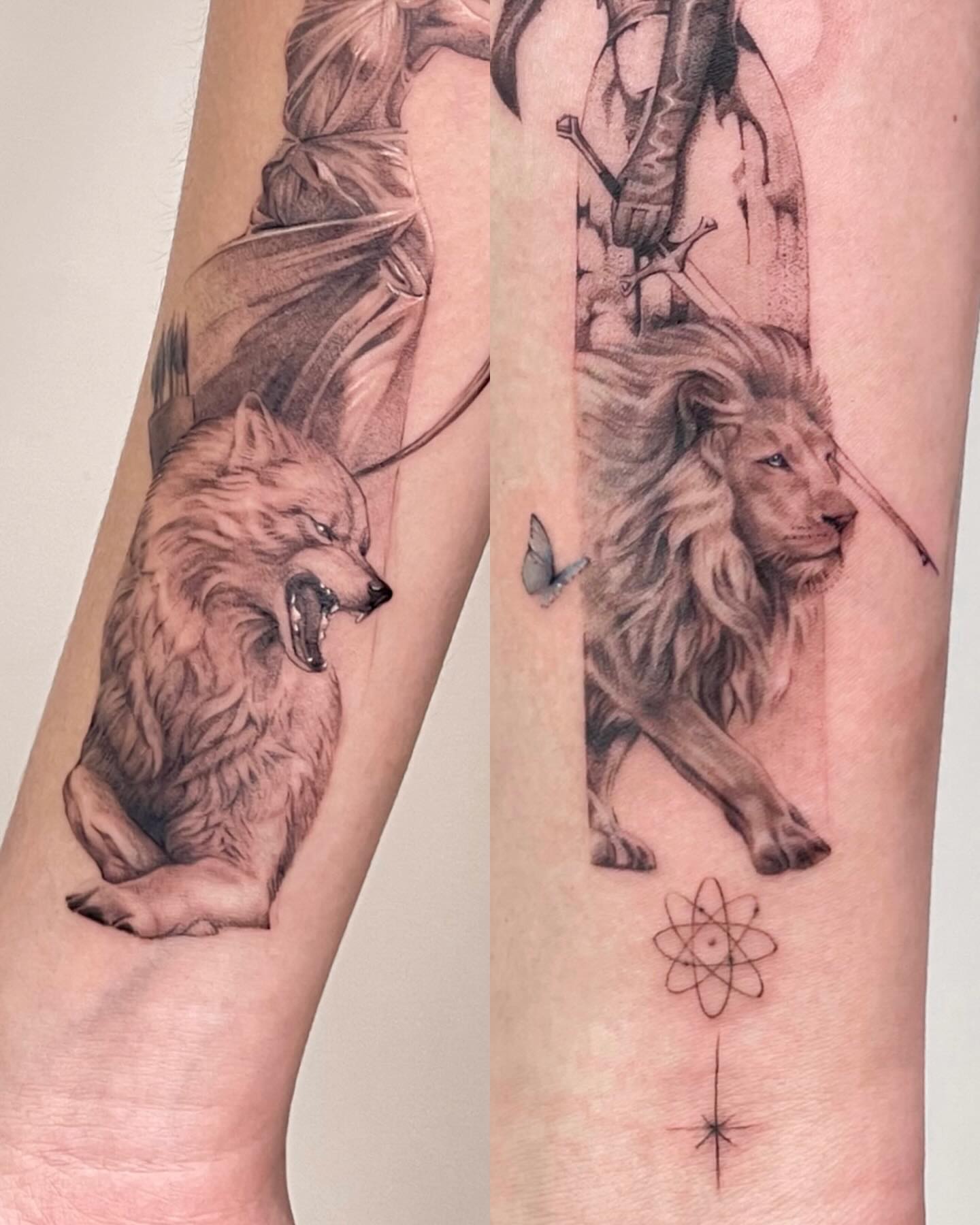 Tattoo by @ycc_tattoo — realism, black_and_grey
