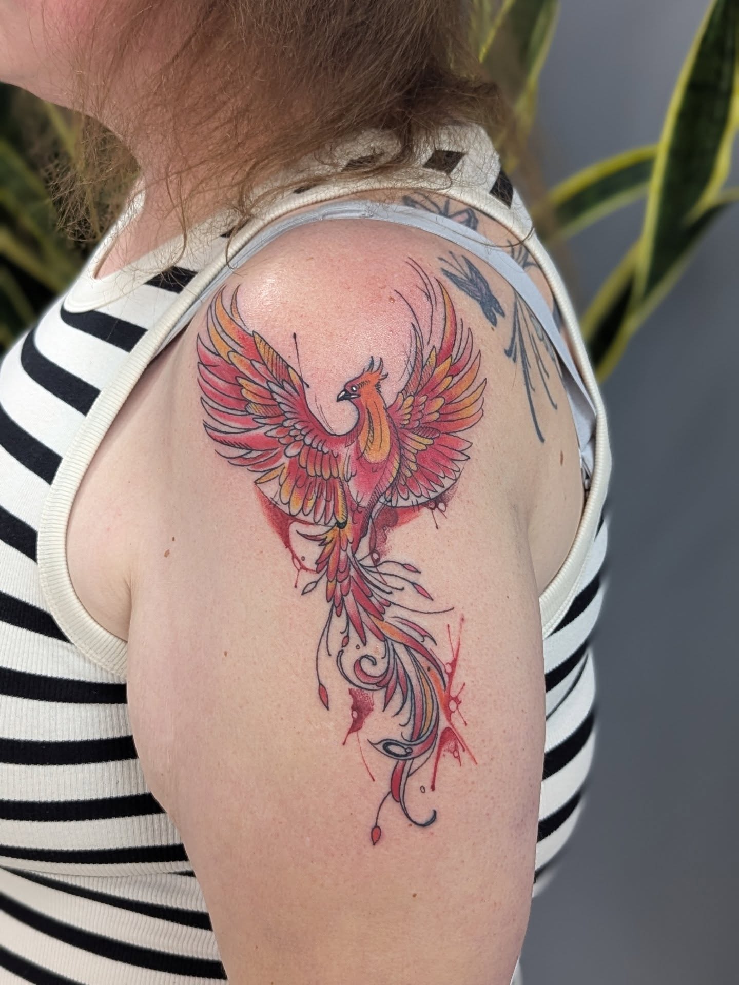 Tattoo by @bearclawtattoo — watercolor