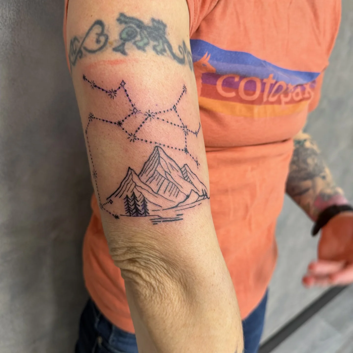 Tattoo by @jadektattoos — dotwork