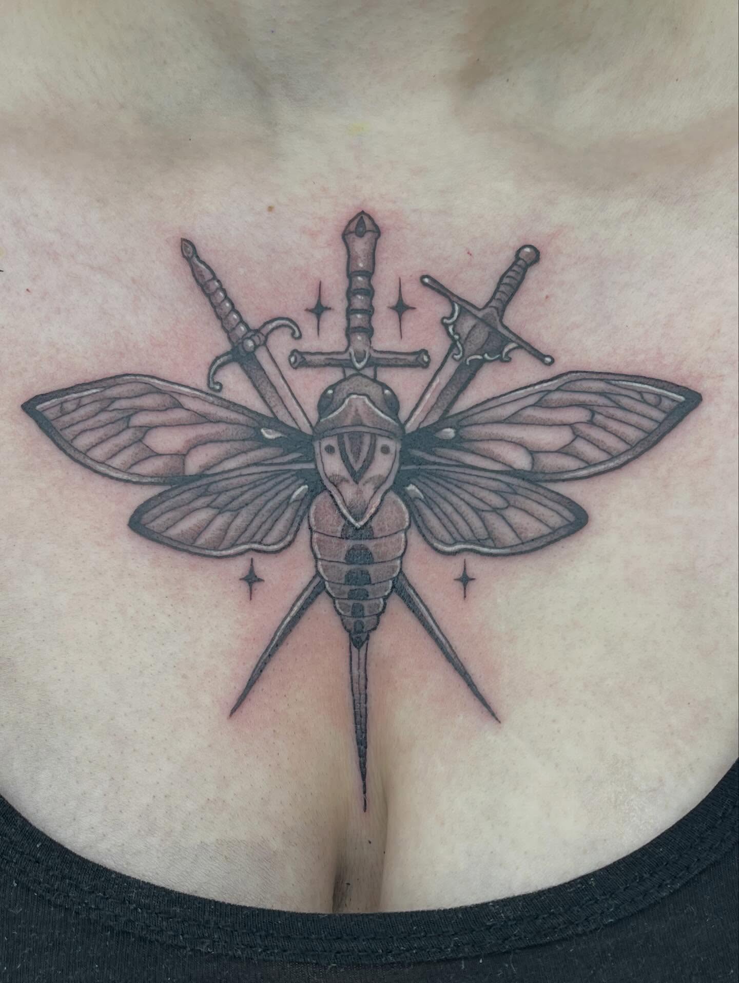Tattoo by @snewbietattoos — black_and_grey