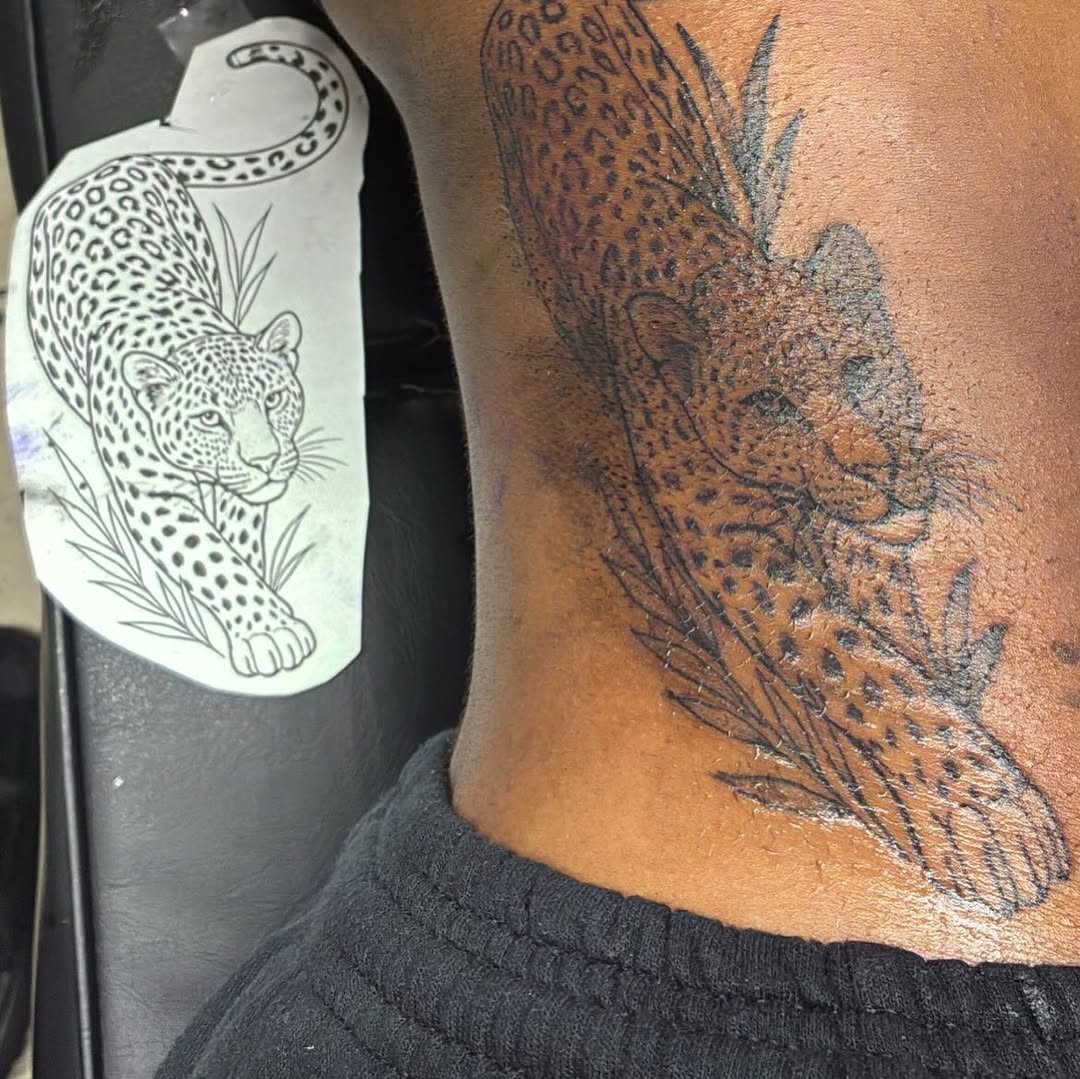 Tattoo by @piercings_byprincess — realism, black_and_grey