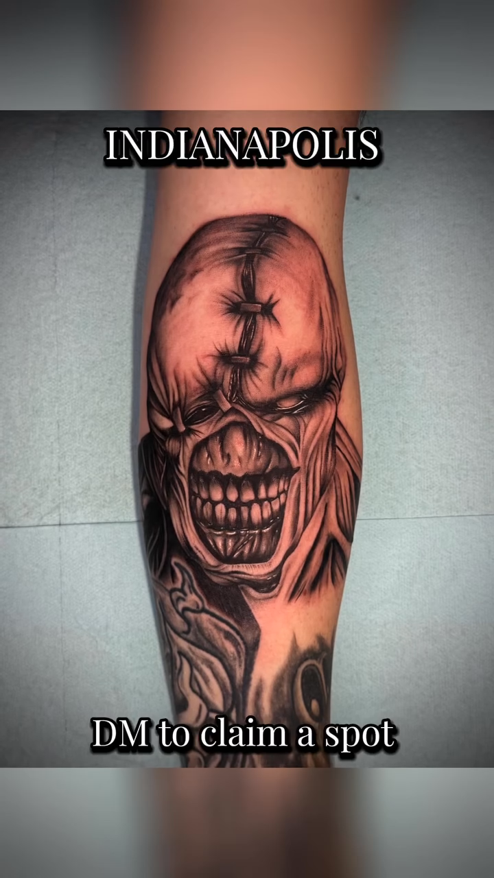 Tattoo by @webbz_tattoos — realism, black_and_grey
