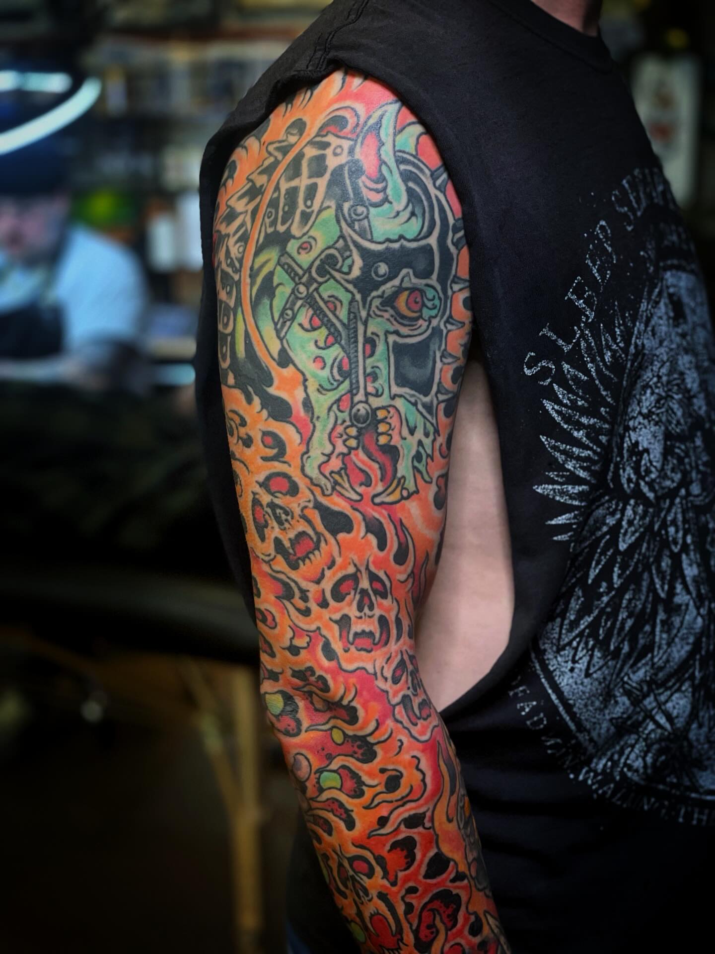 Tattoo by @zacblevins — new_school, dotwork