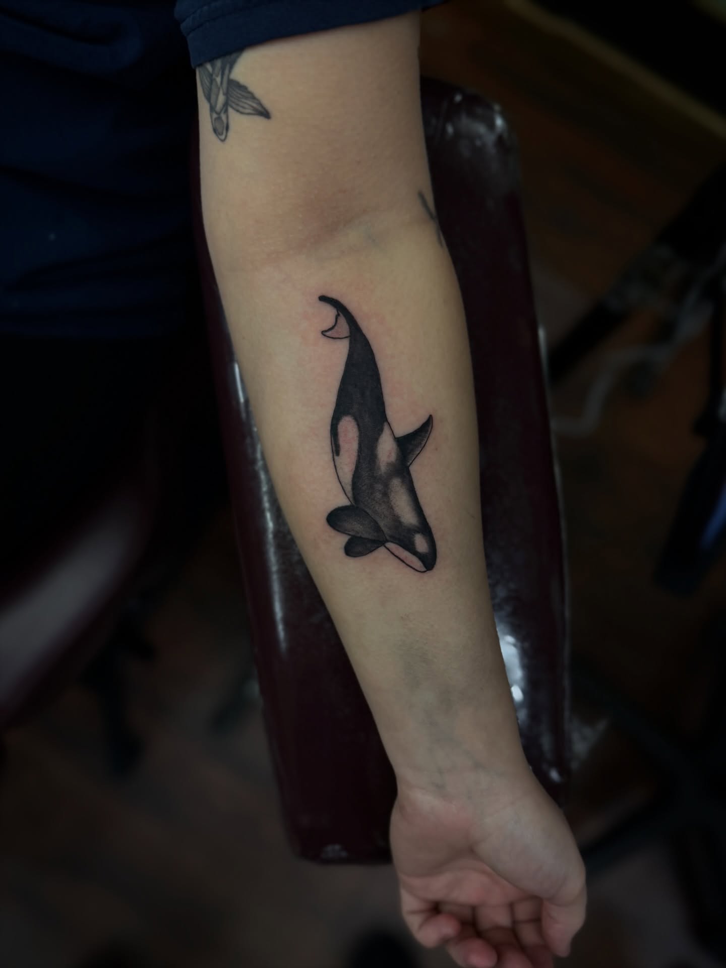 Tattoo by @saigeartwork — black_and_grey