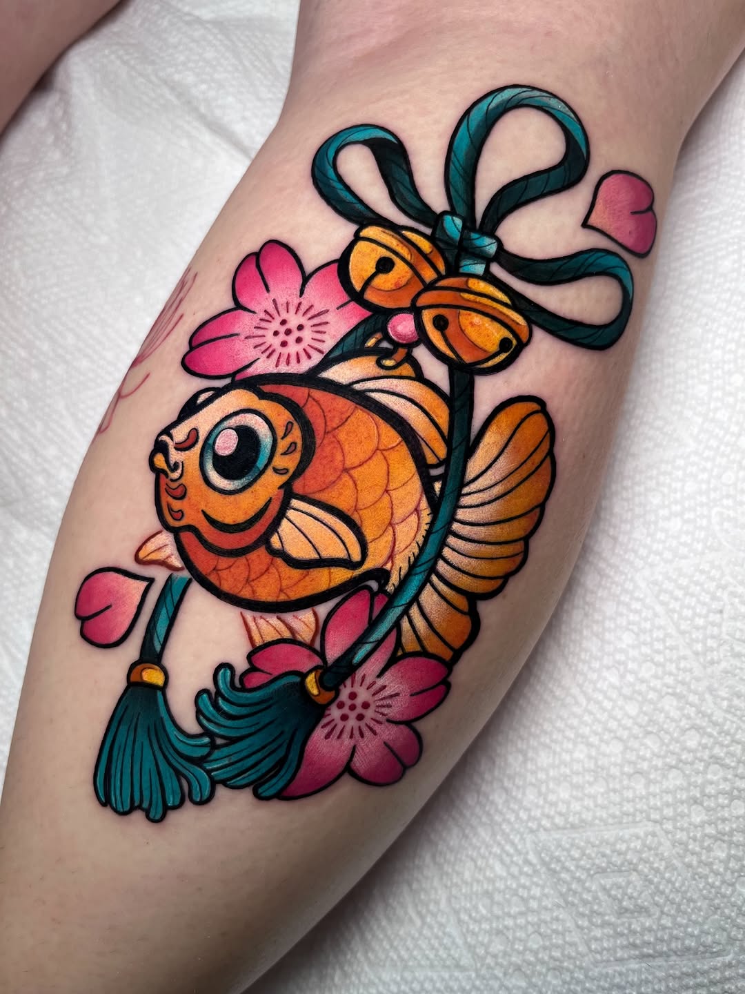 Tattoo by @beccalynntattoo — neo_traditional, japanese_irezumi