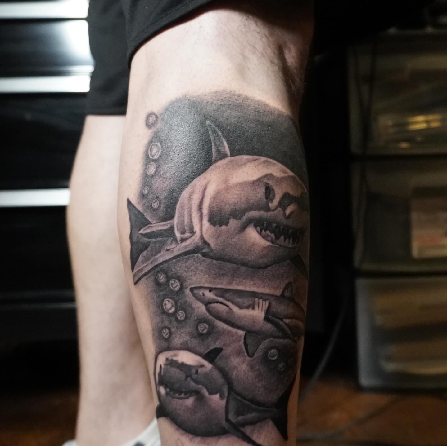 Tattoo by @adrian__tattoos — realism, black_and_grey