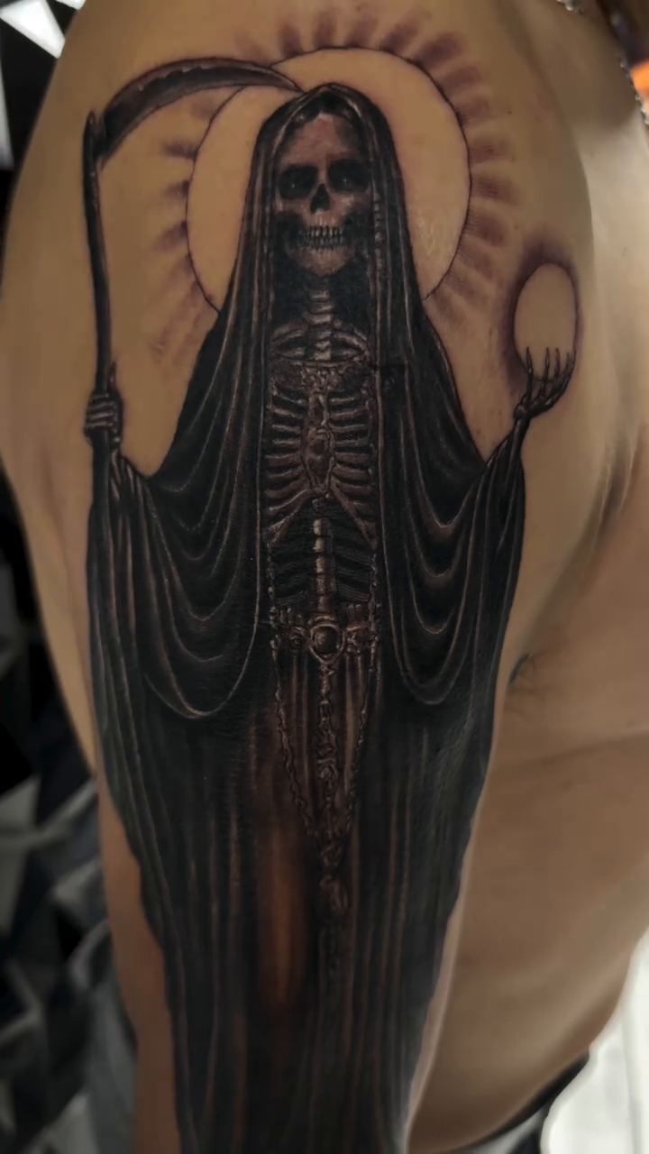 Tattoo by @ink_m4gic12 — dark_realism, black_and_grey