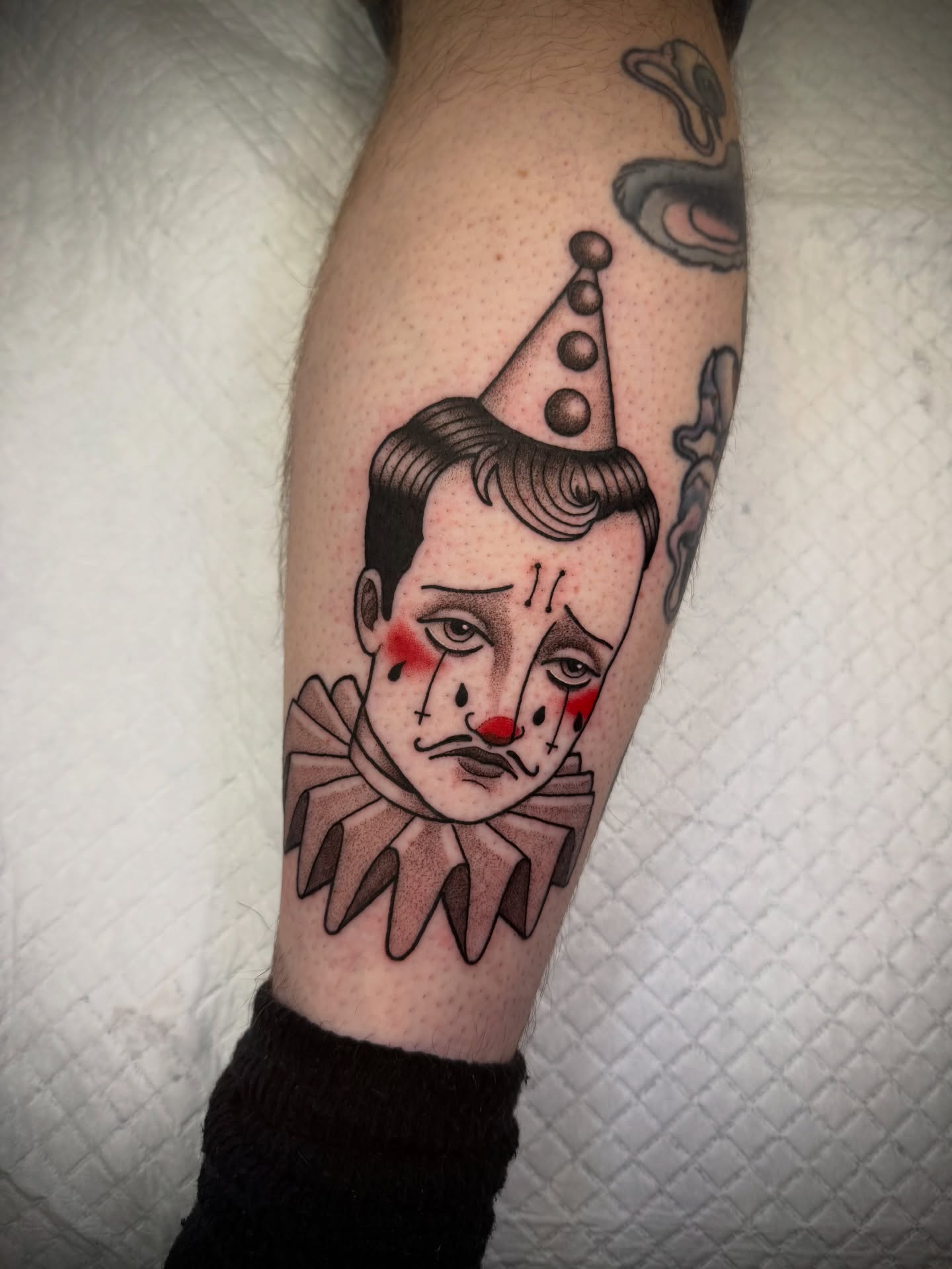 Tattoo by @d.lucian.tattoos — black_and_grey