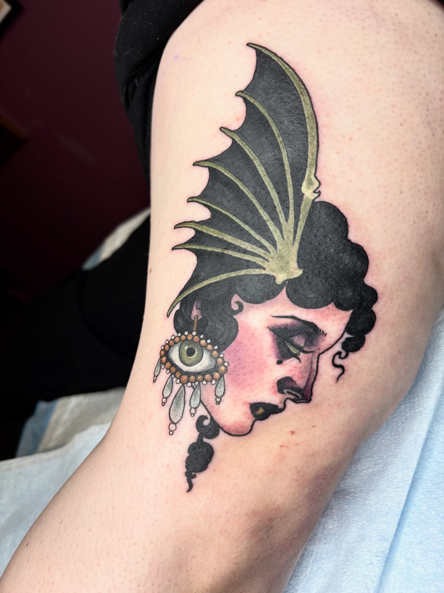 Tattoo by @kaylieseaver — american_traditional, realism