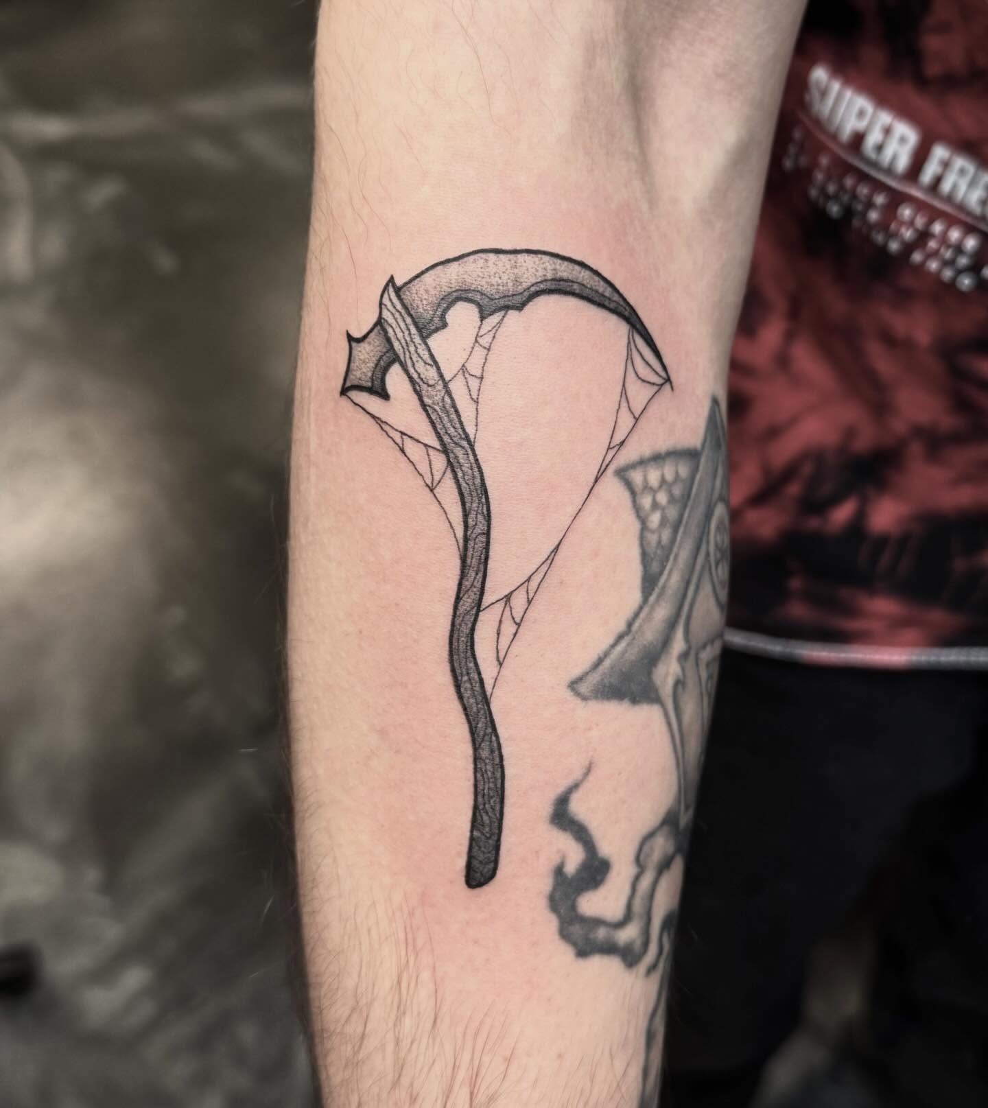 Tattoo by @hardcore.crybaby — geometric