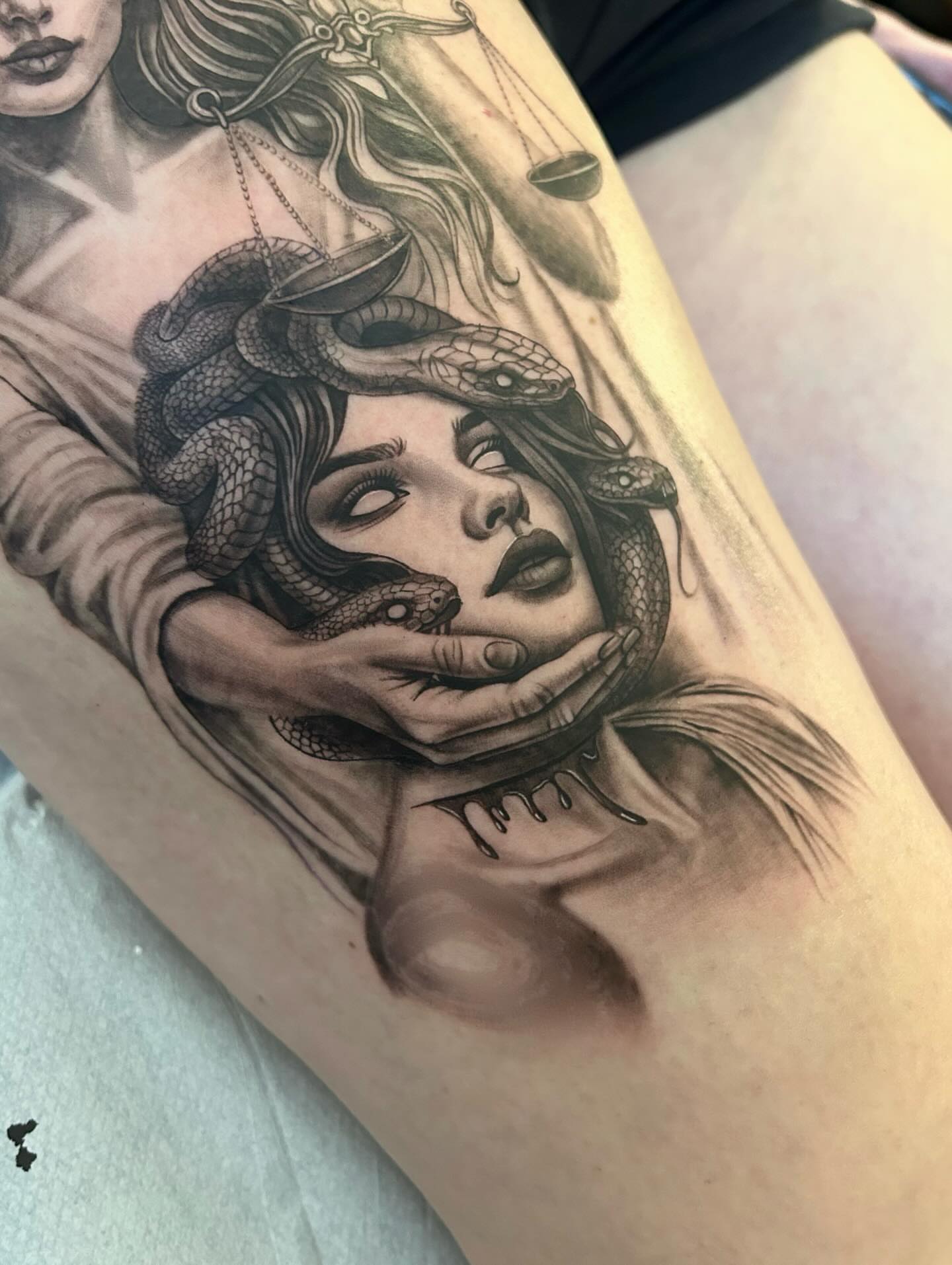 Tattoo by @khloztatz — realism, dark_realism