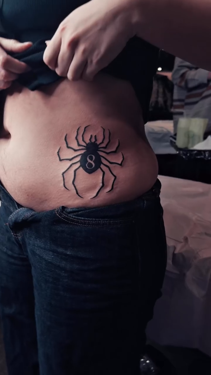 Tattoo by @loulou_tattoos — blackwork