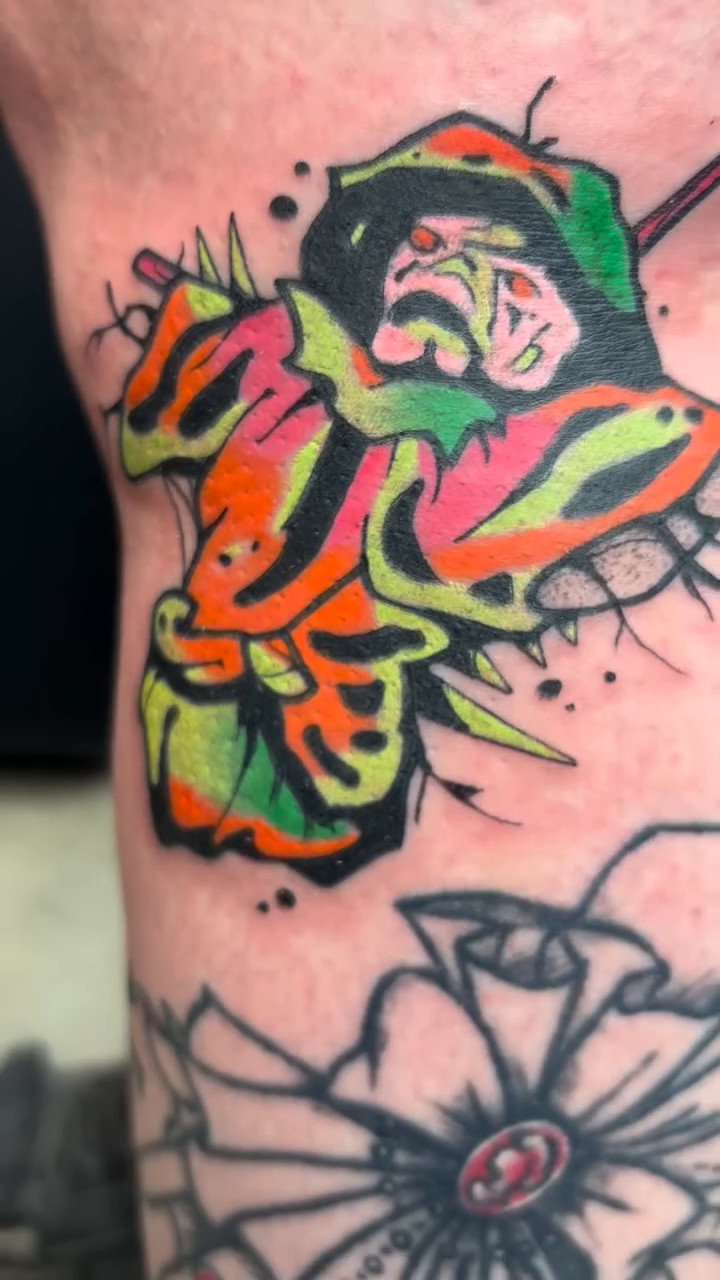 Witch new school tattoo by Ghost Ham Tattoos