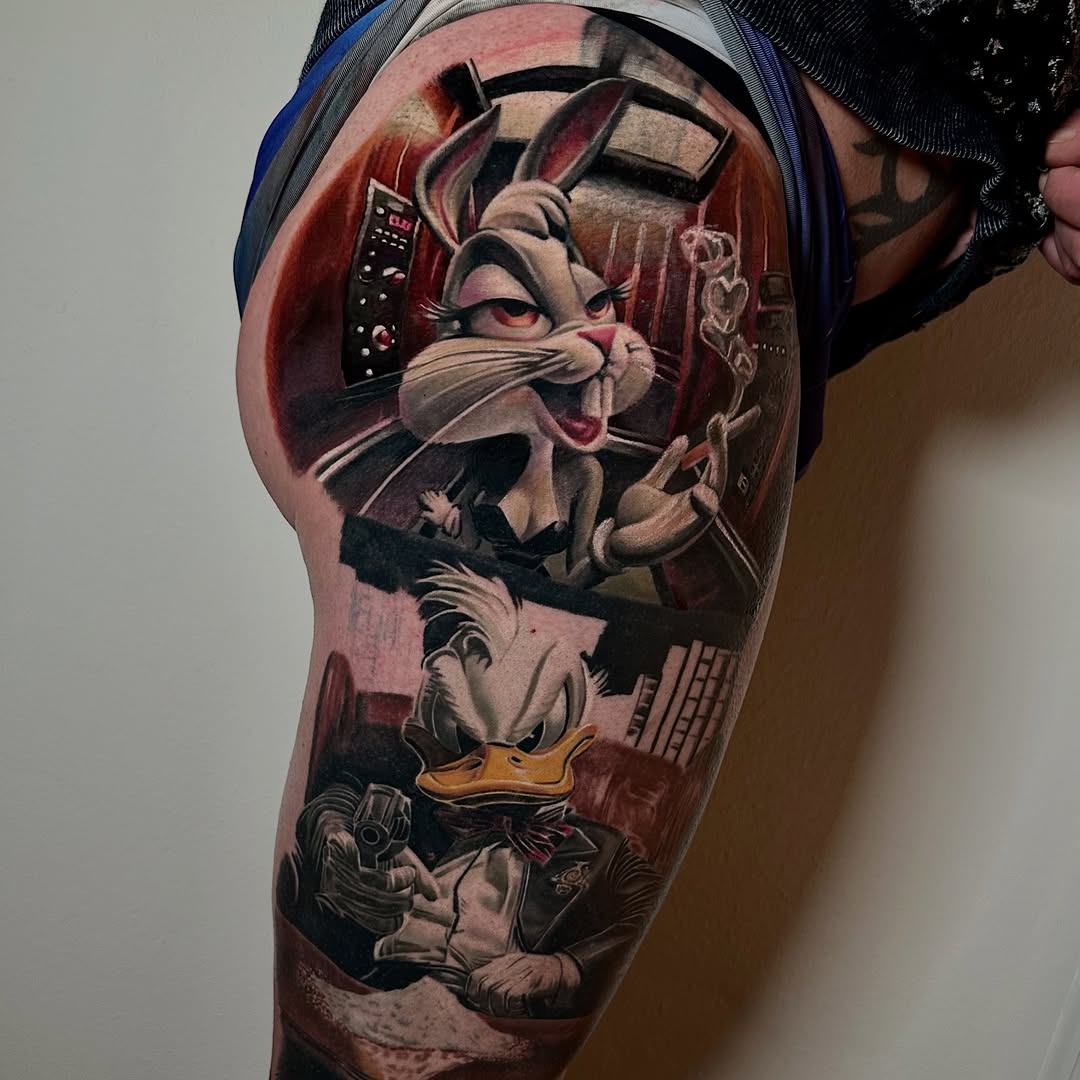 Tattoo by @giuseppe_gibi_bonelli — realism, anime