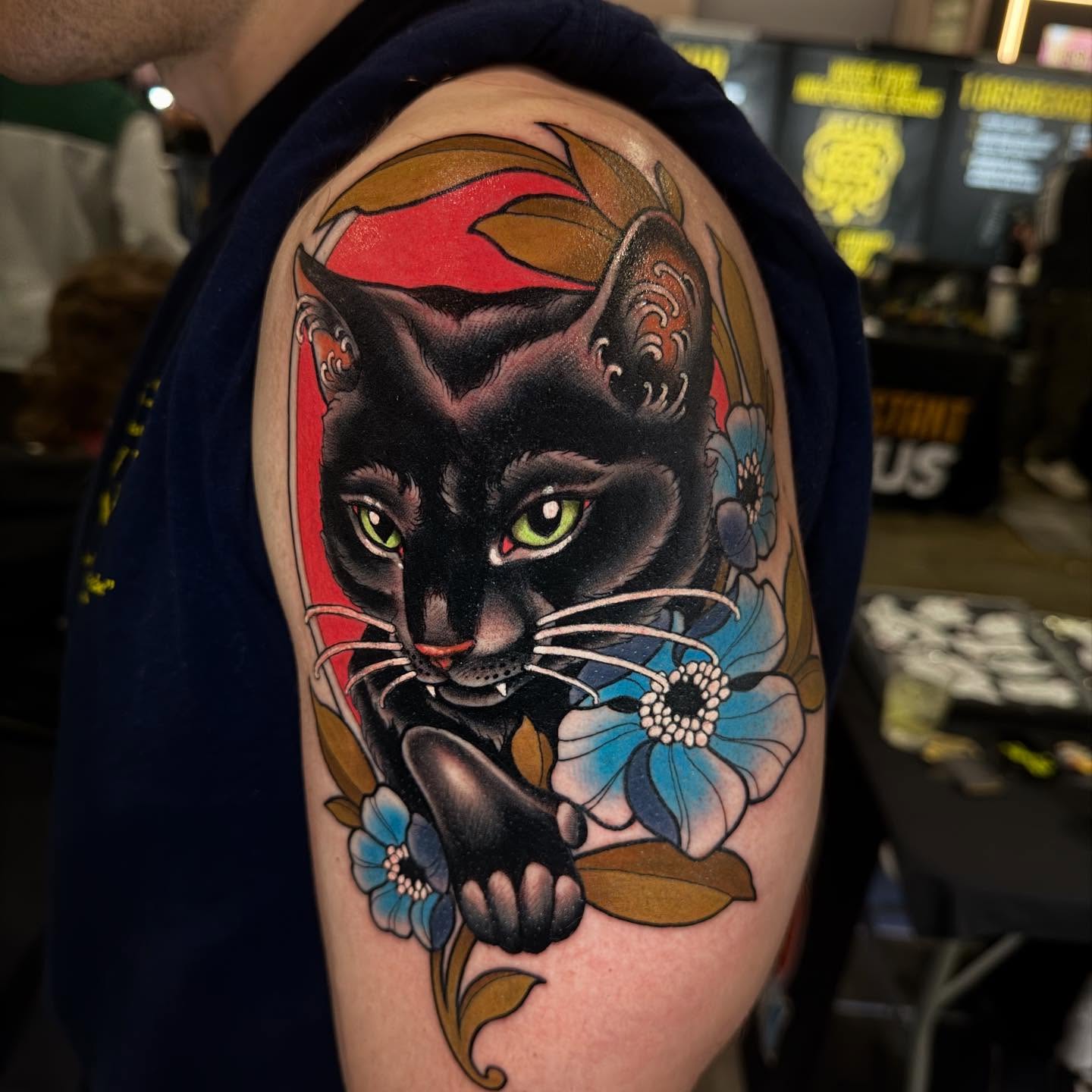 Tattoo by @hollimarieart — american_traditional, realism
