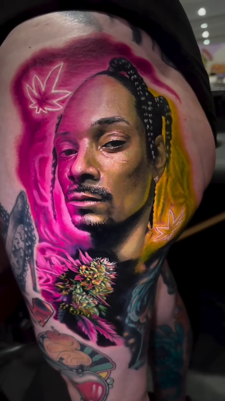 Tattoo by @jd_tattooart — realism, trash_polka