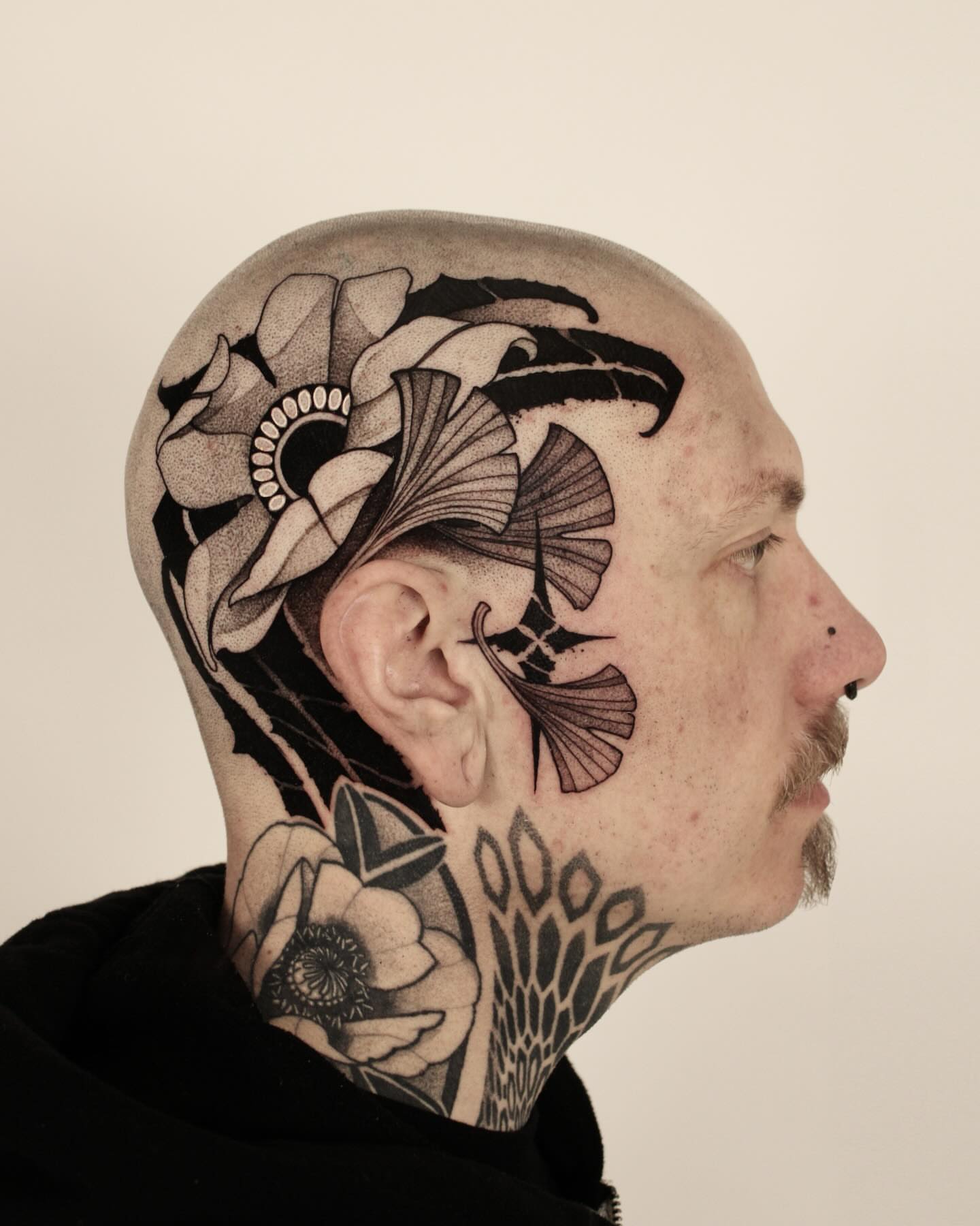 Tattoo by @hethtattoos — dotwork, black_and_grey