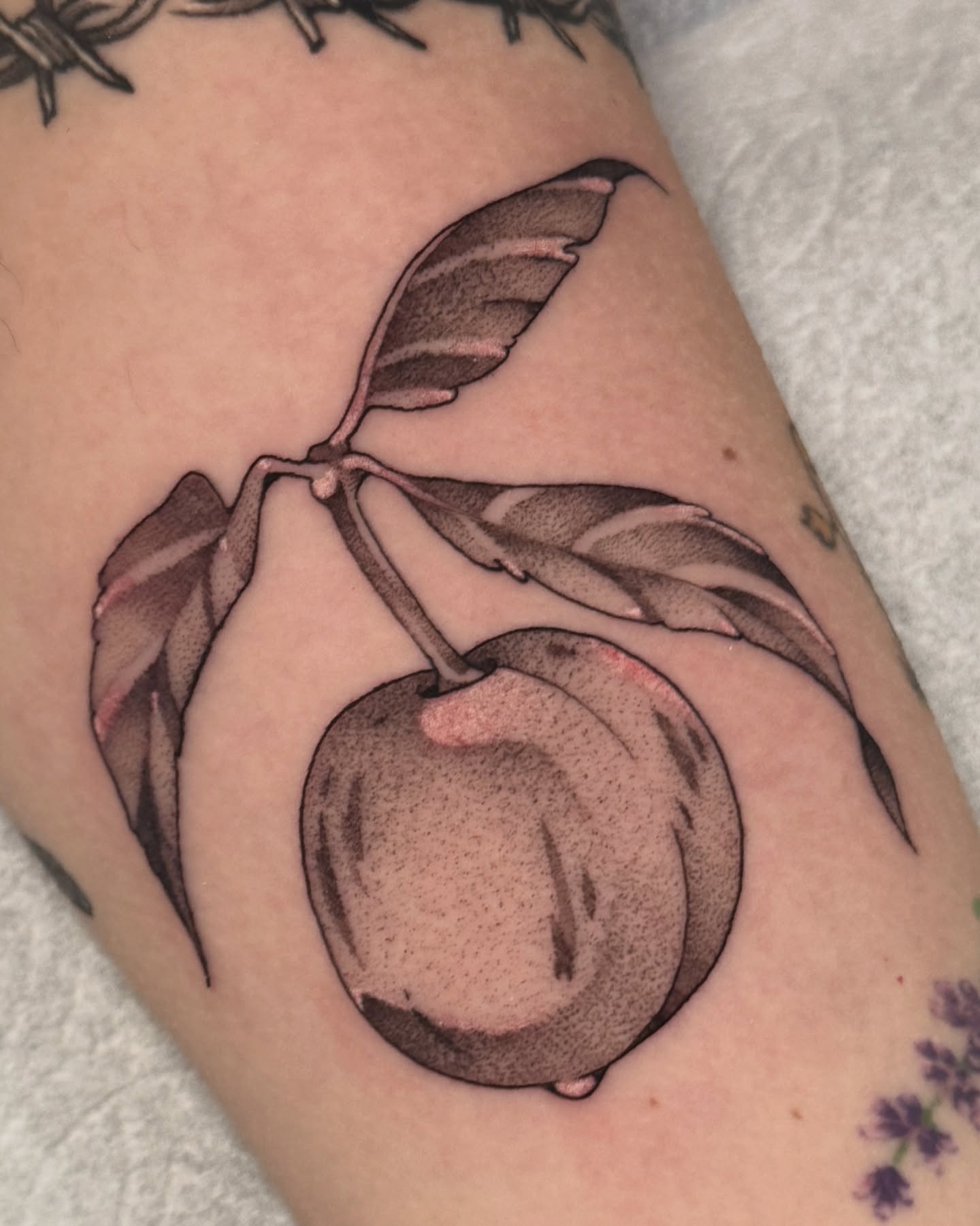 Tattoo by @deerbatstats — black_and_grey