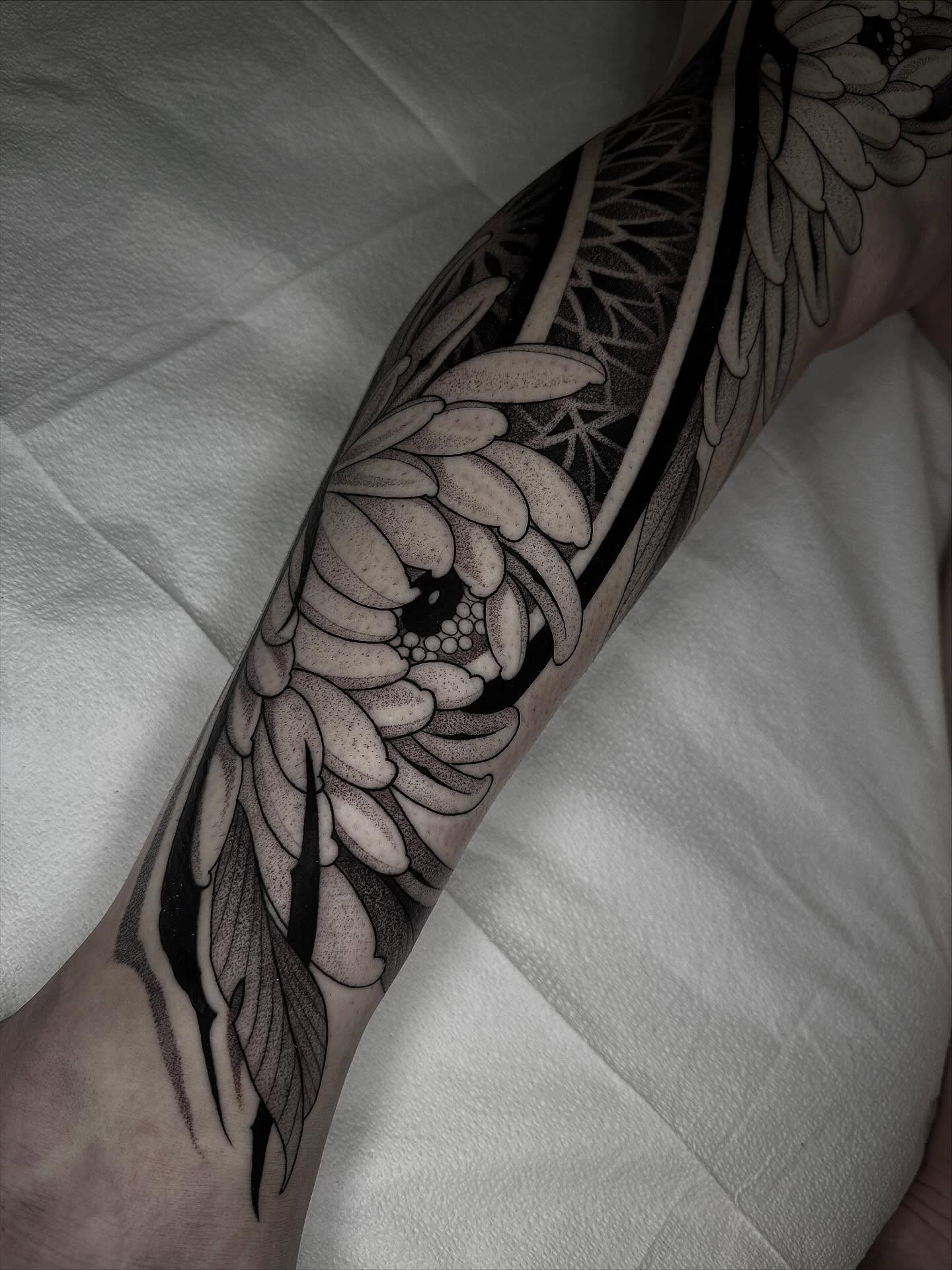 Tattoo by @kevinjohnson_143 — black_and_grey