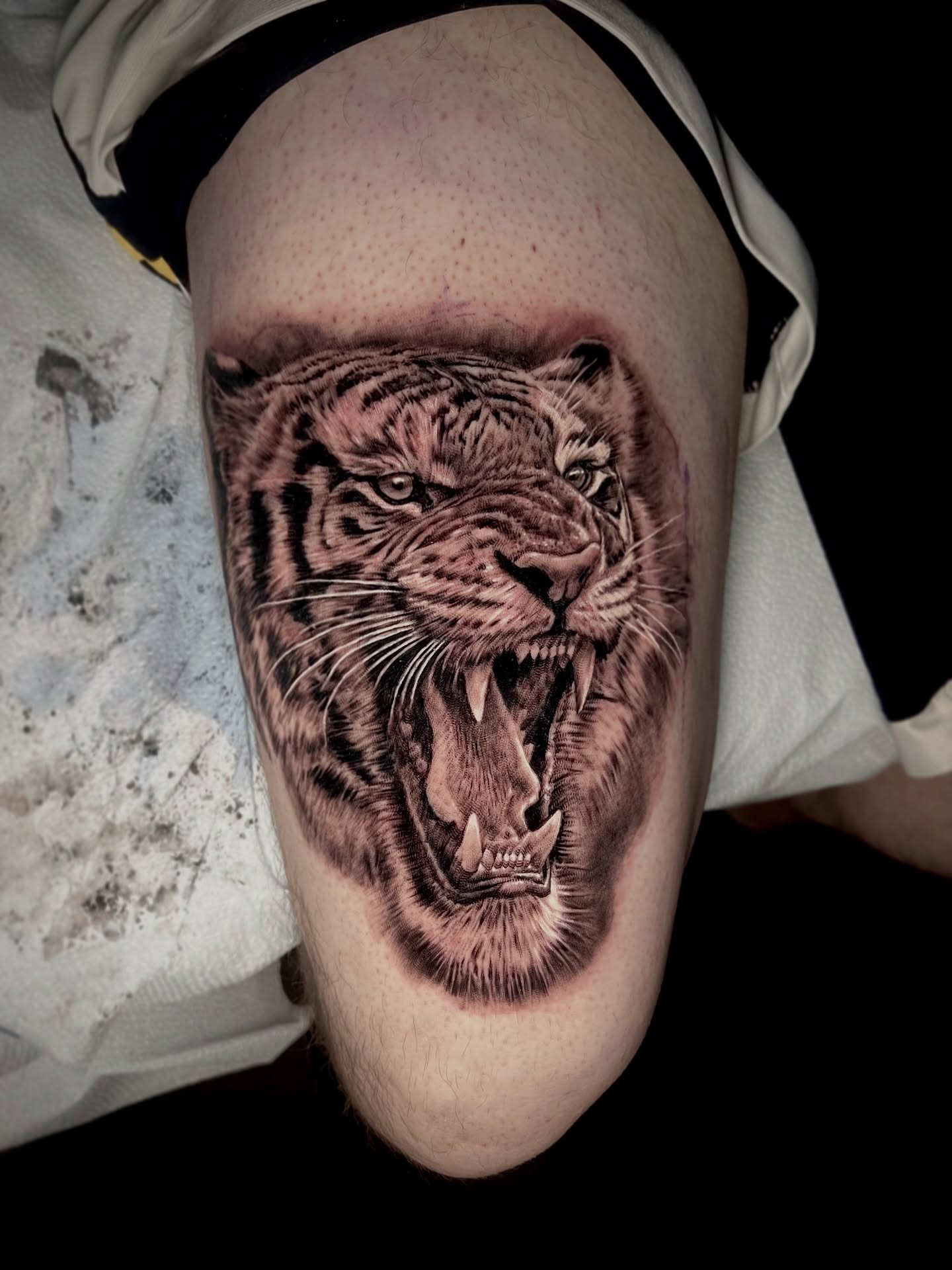 Tattoo by @aaronpackardta2 — realism, black_and_grey