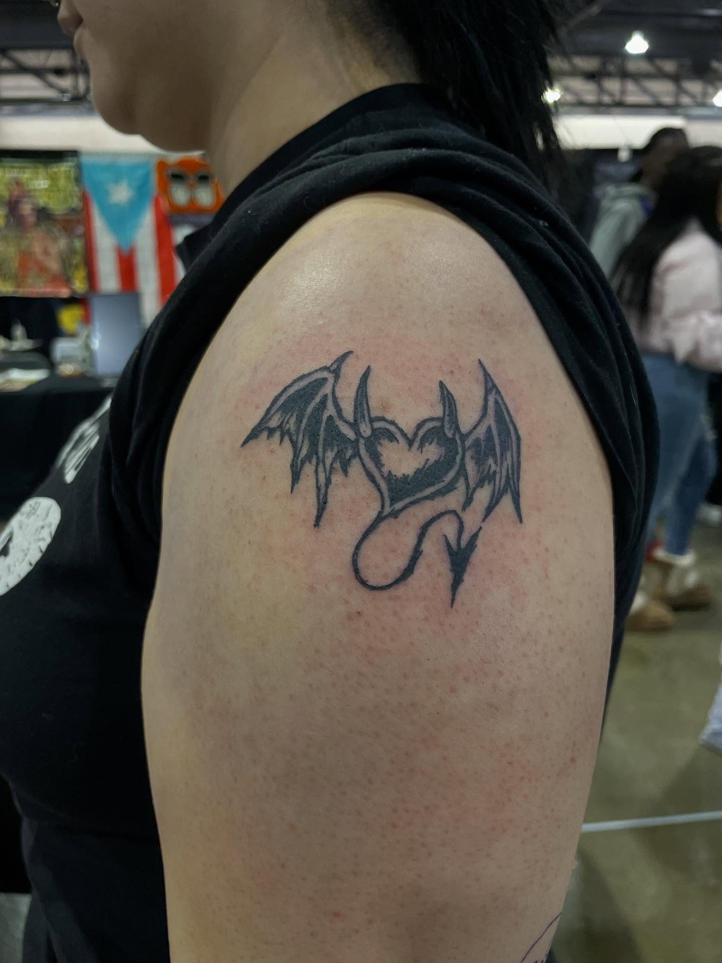 Tattoo by @pineneedlestattoo — black_and_grey