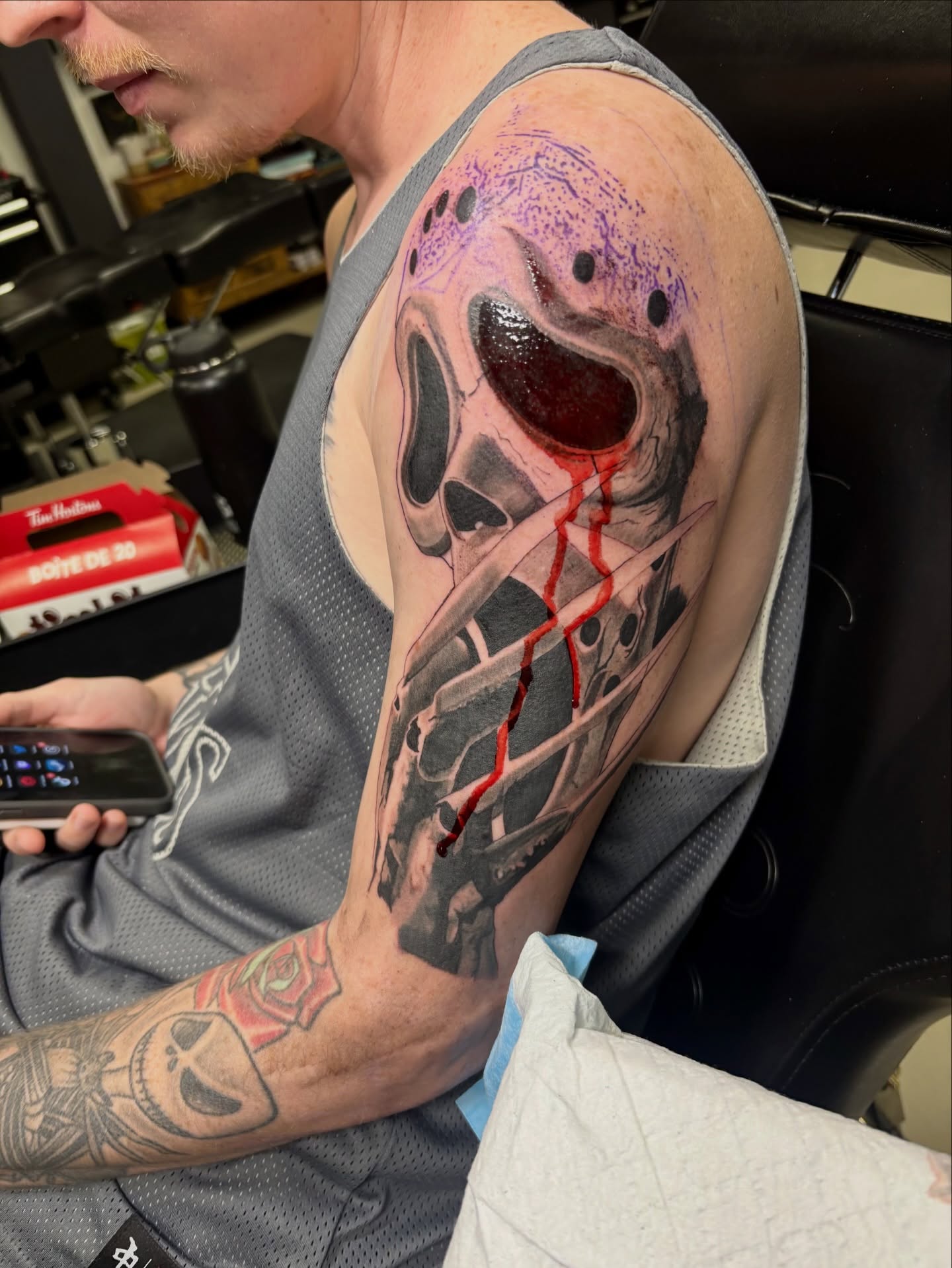 Tattoo by @chrislawtattoos — realism, dark_realism
