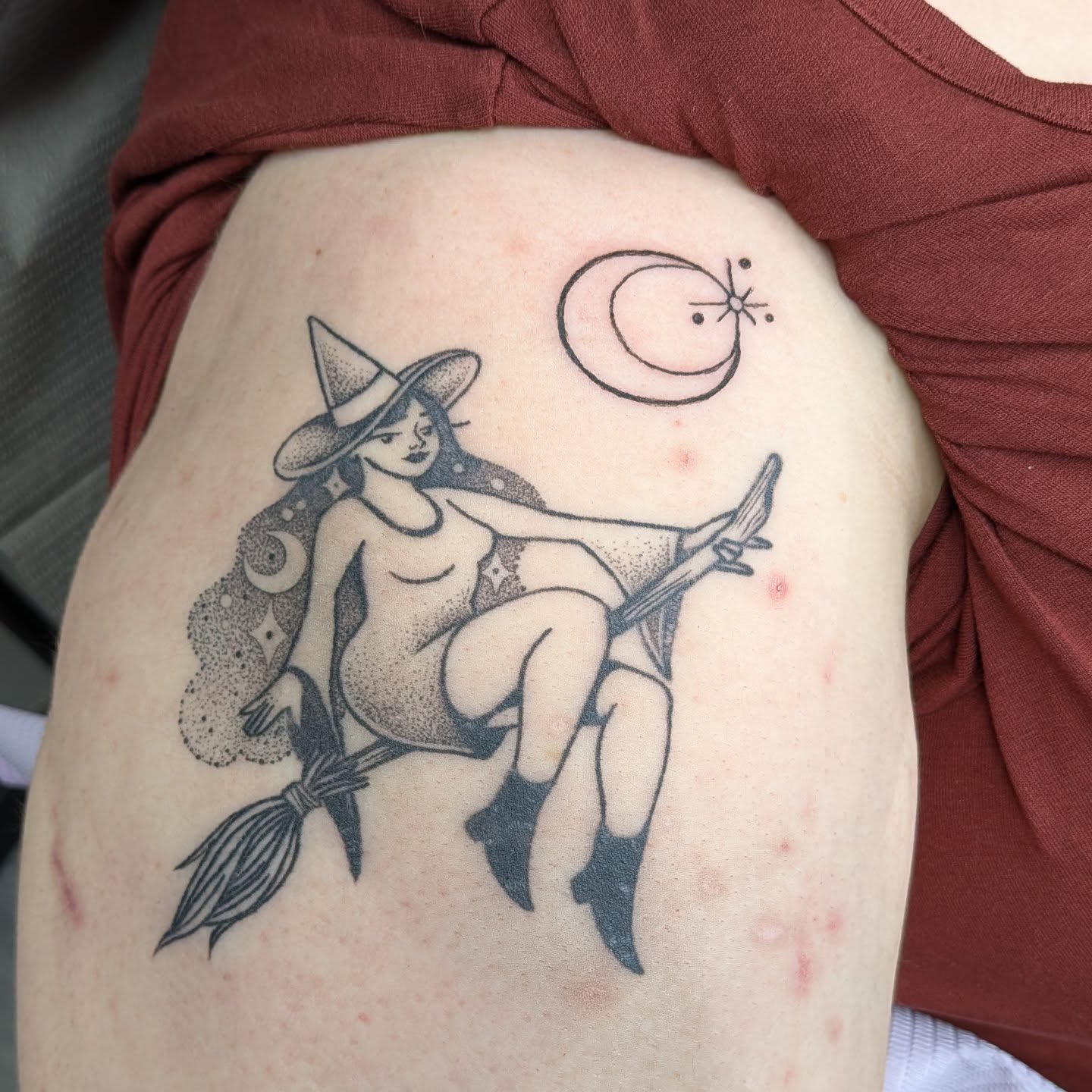 Tattoo by @jadektattoos — dotwork