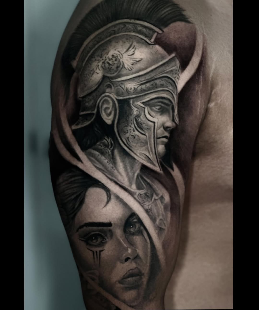 Tattoo by @diegoaravenatatuajes — realism, black_and_grey