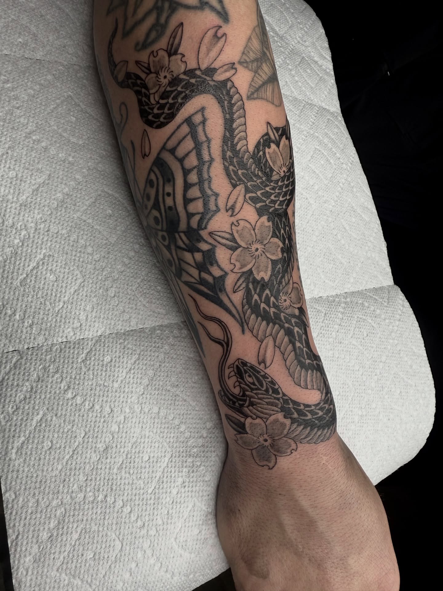 Tattoo by @joe_webbytattoos — black_and_grey