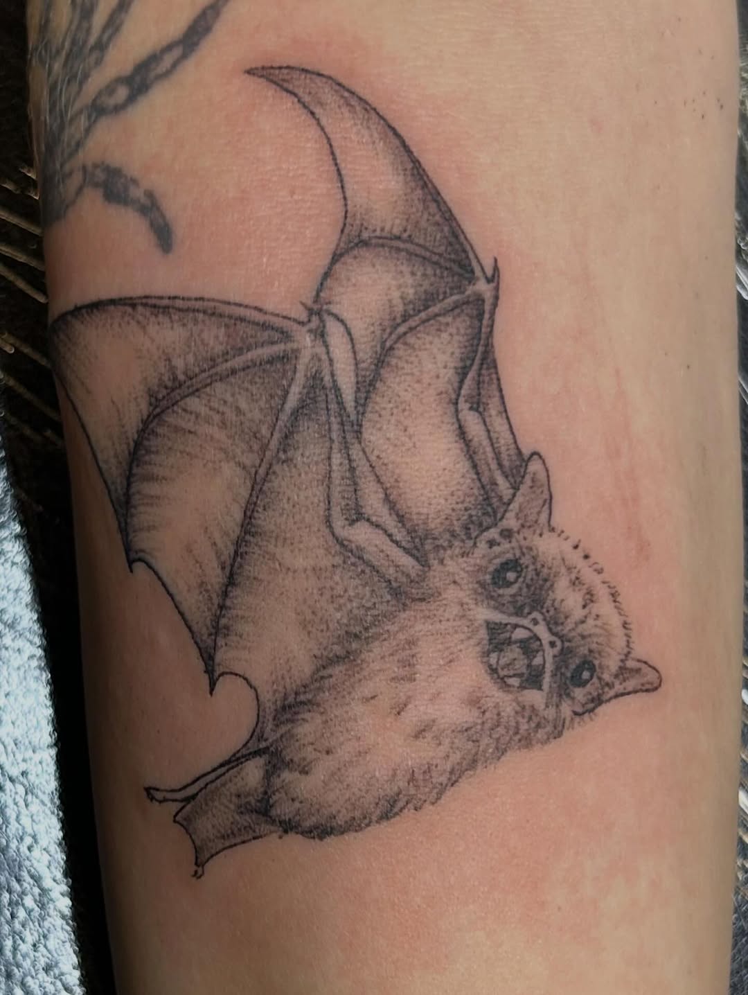 Tattoo by @izeatyerbrainz β black_and_grey, realism