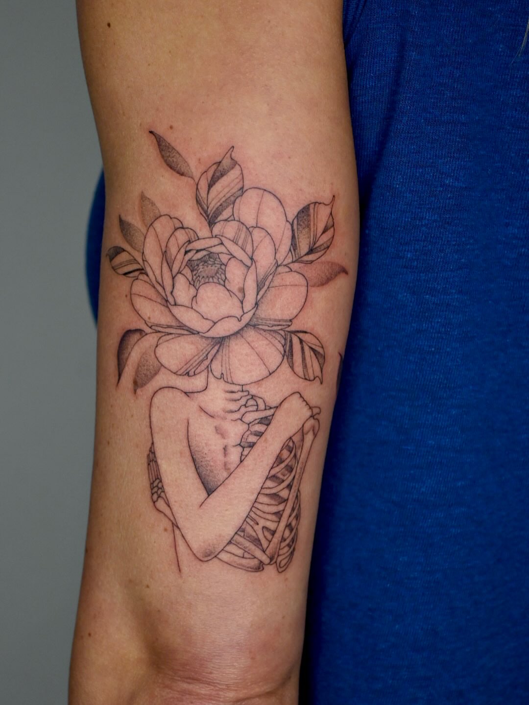 Tattoo by @simbalysm — black_and_grey, realism