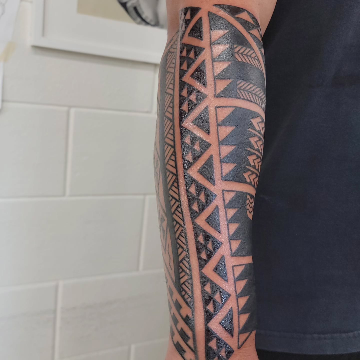 Tattoo by @hiwawolfe — tribal