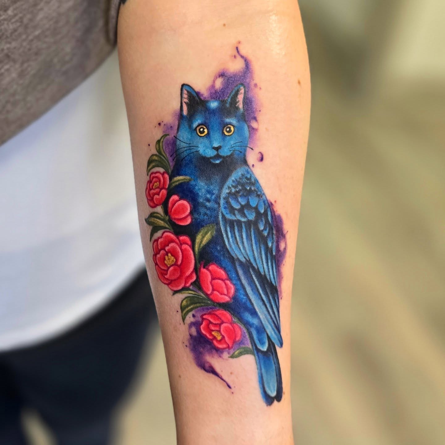 Tattoo by @emilylouisetattoos β watercolor
