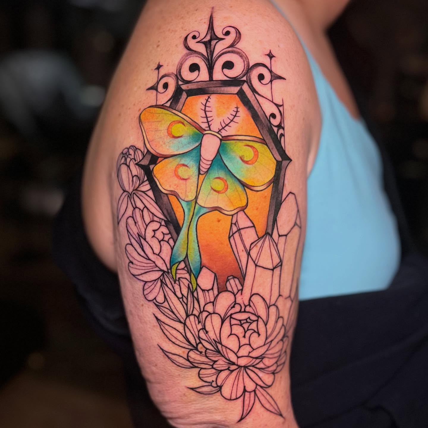 Tattoo by @rarepandatats — new_school, illustrative