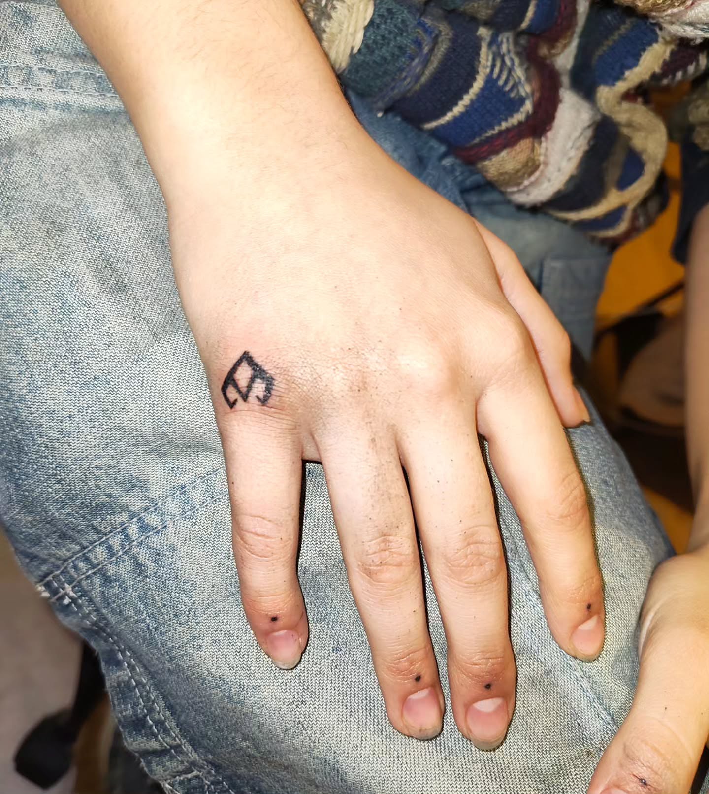 Tattoo by @kittra_ttt — geometric