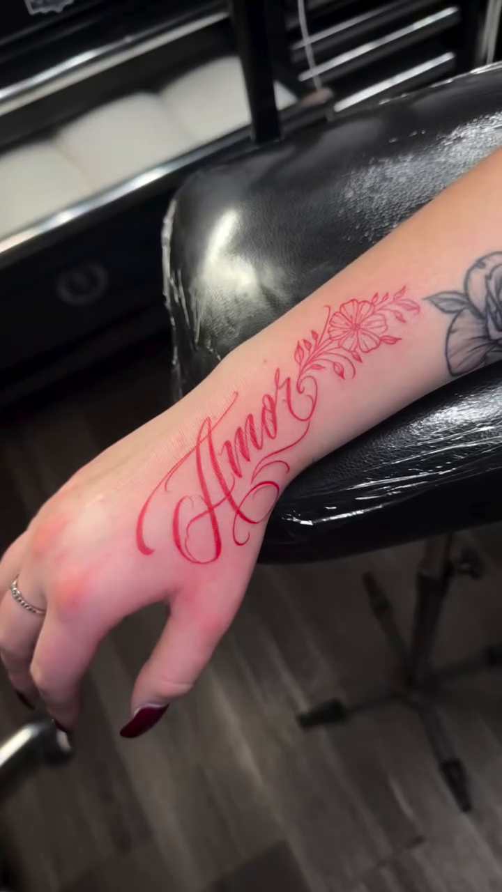 Tattoo by @chicago_inkslinger — lettering_script