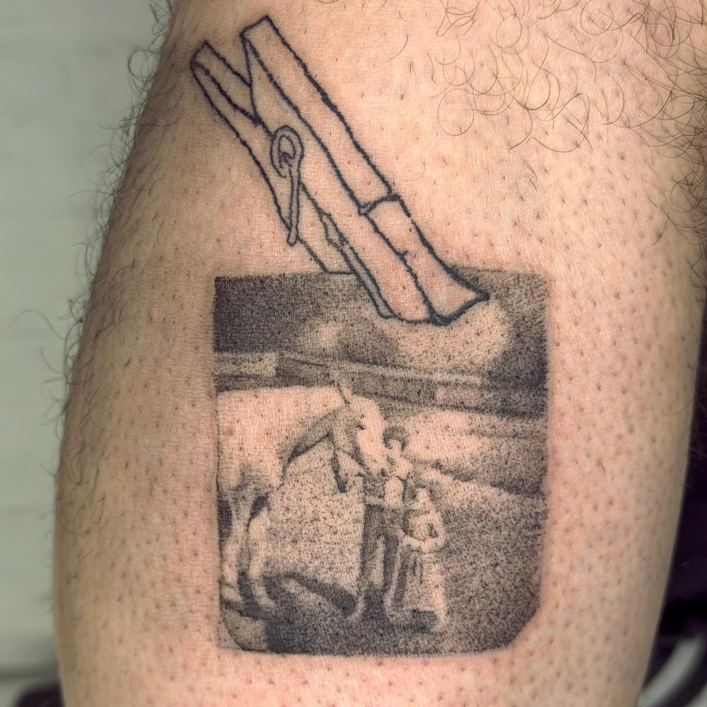 Tattoo by @makeout_sesh — dotwork