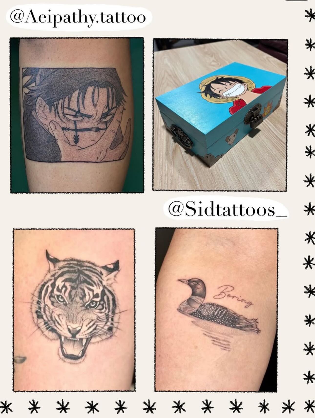 Anime character anime tattoo on the forearm by Zoe Arrigo