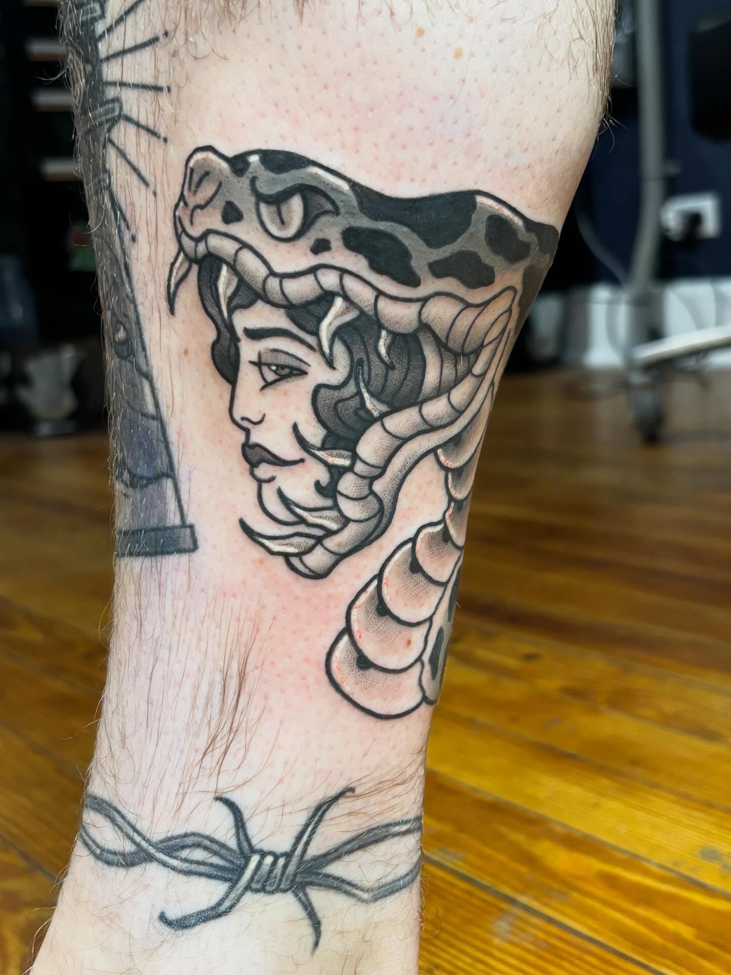 Tattoo by @siv.tattoos — black_and_grey