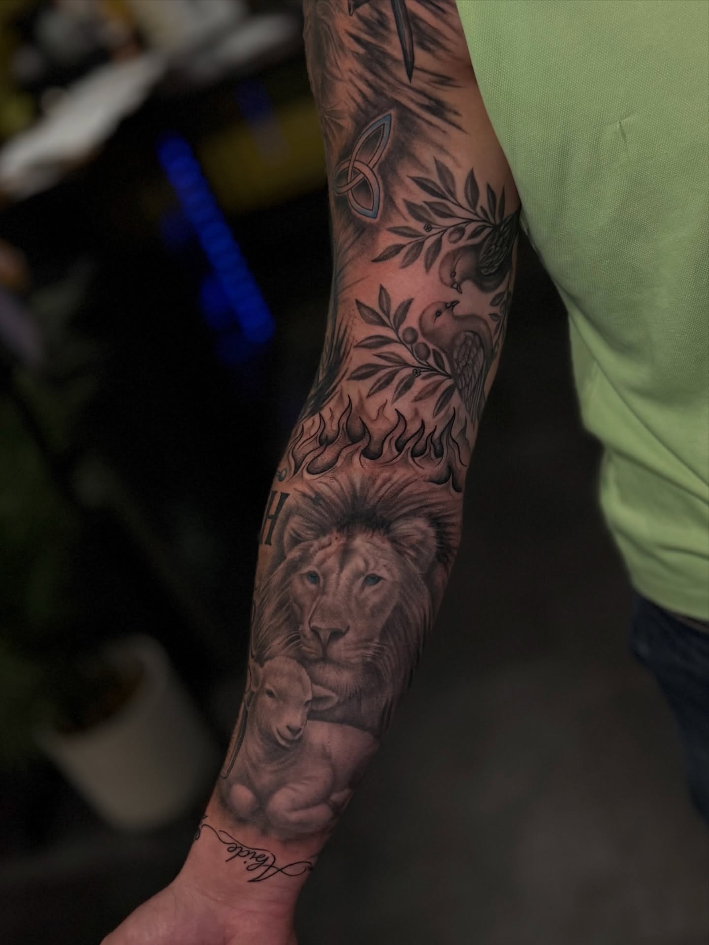 Tattoo by @2groovystudios — realism, black_and_grey