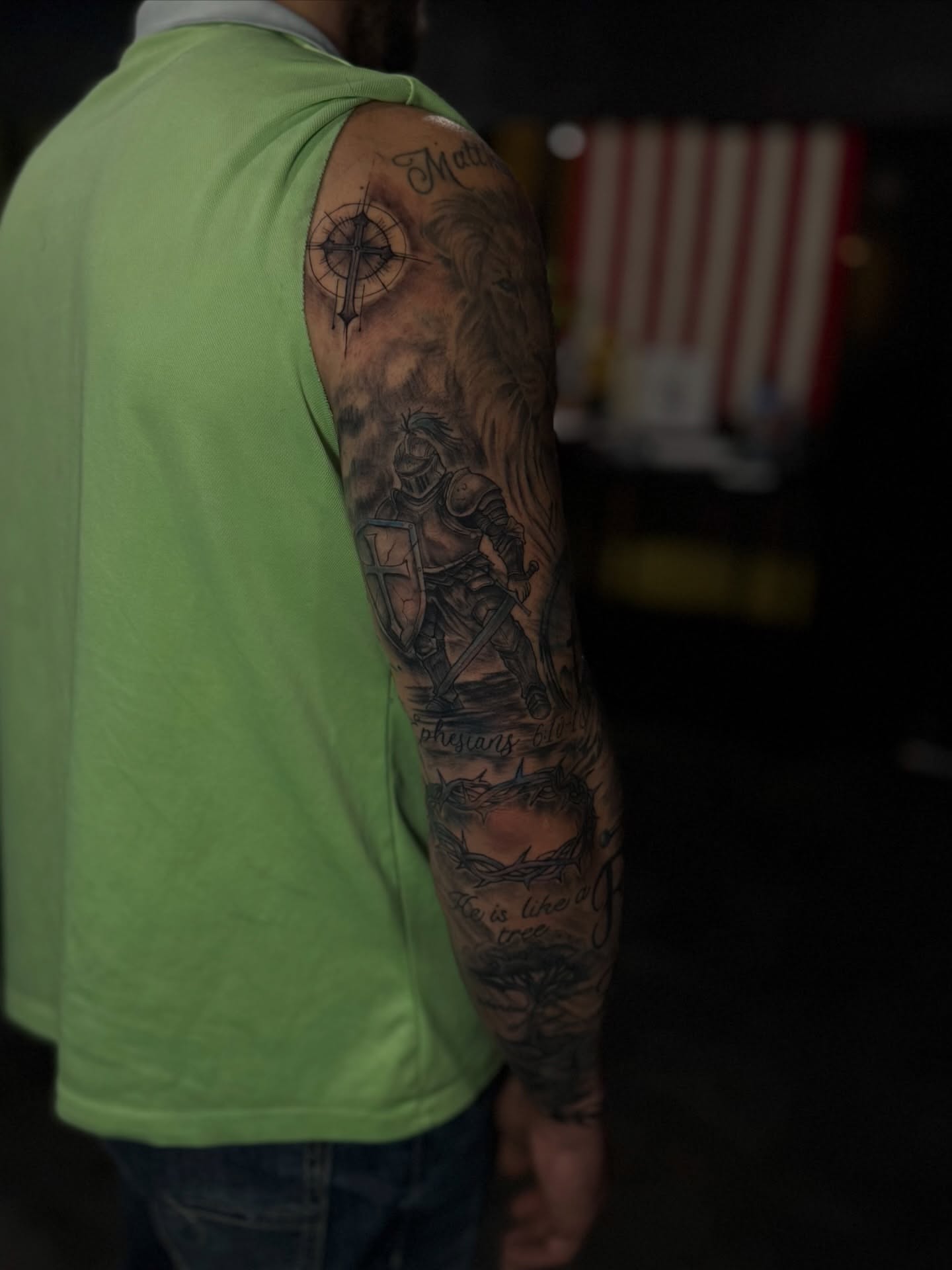 Tattoo by @2groovystudios — black_and_grey