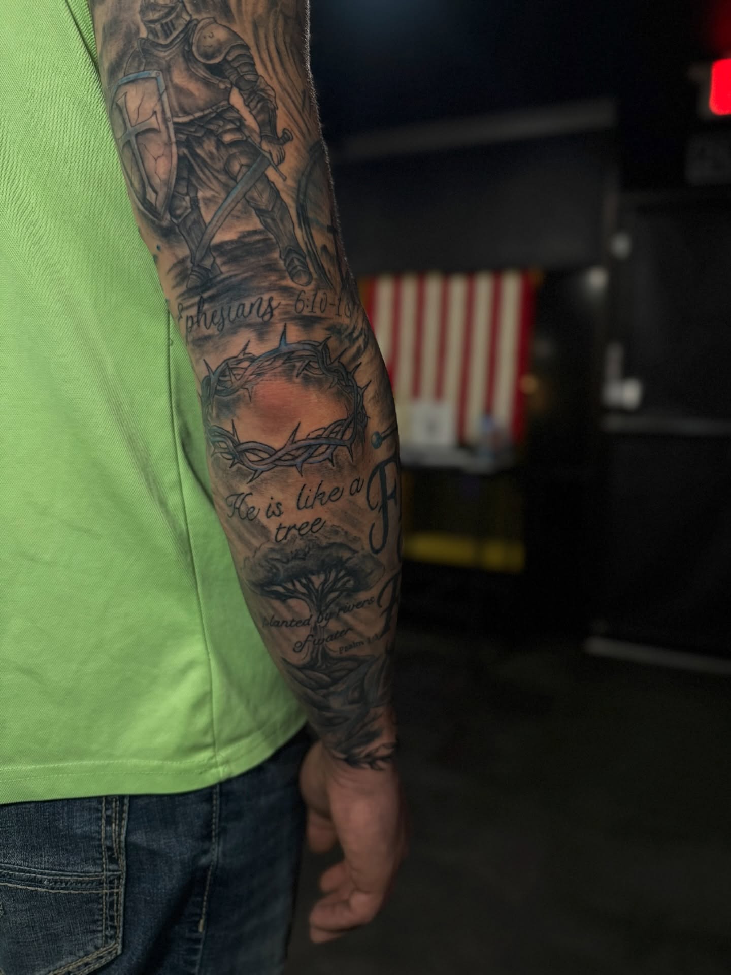 Tattoo by @2groovystudios — black_and_grey