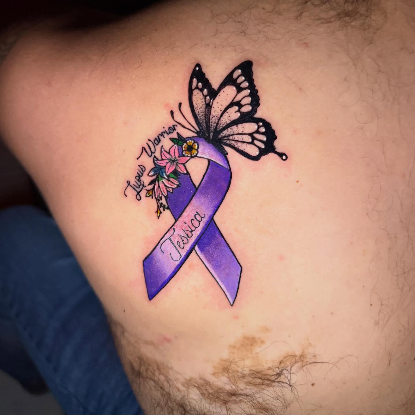 Tattoo by @spikes.and.daisies — dotwork, realism
