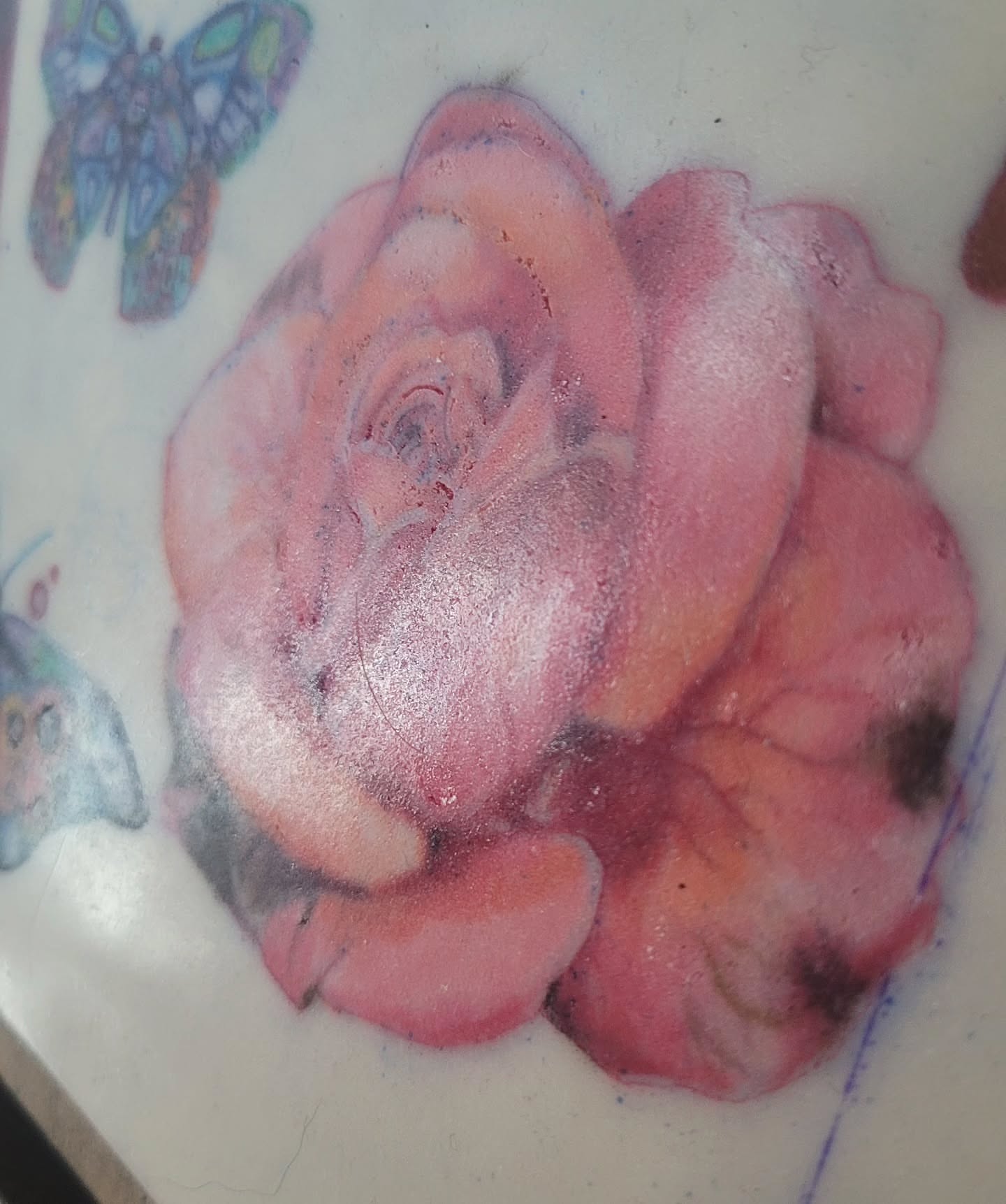 Rose realism tattoo by Collin Squire - YYC Tattoo Artist