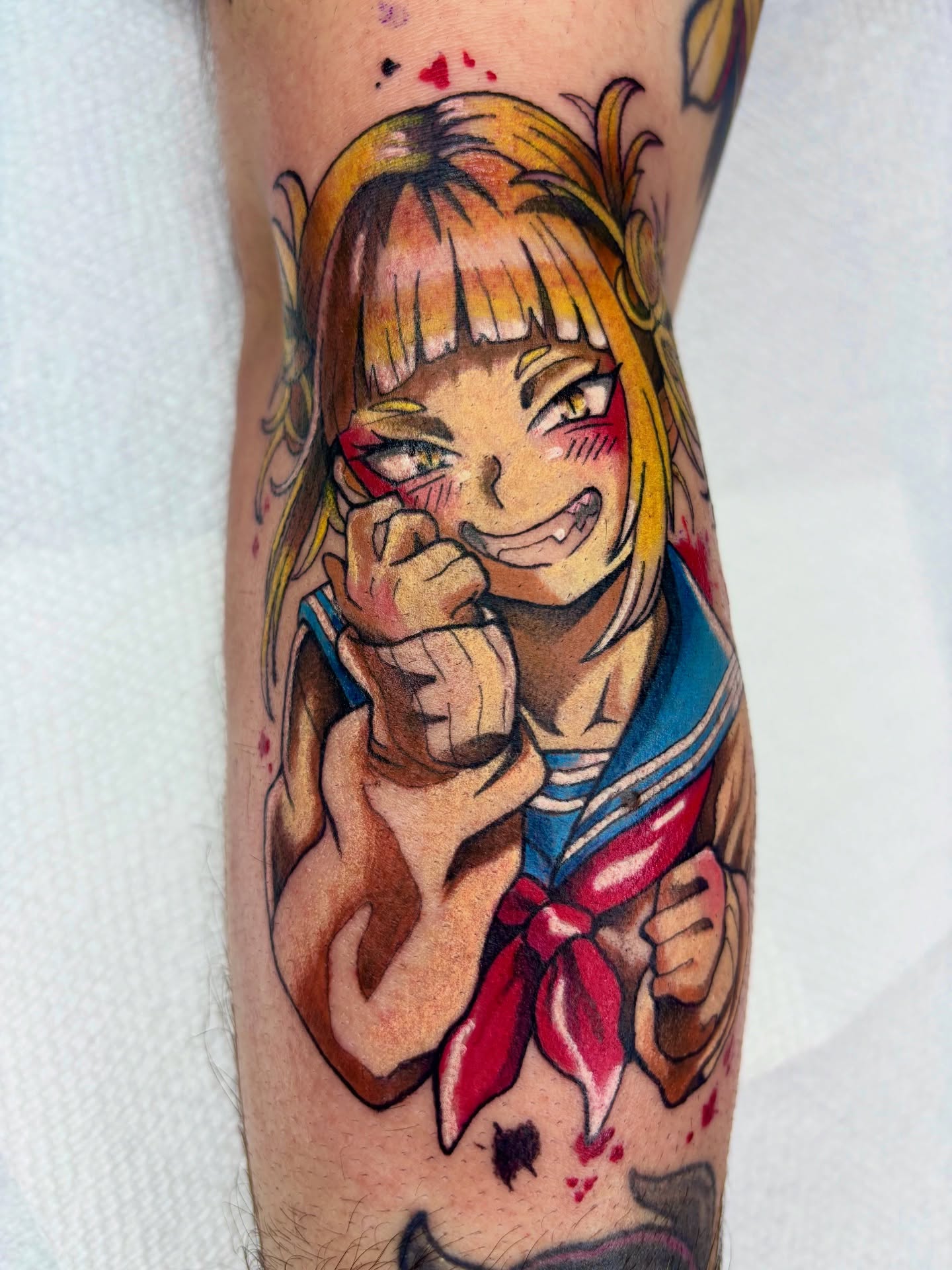 Tattoo by @valeriemourningstar — anime, illustrative
