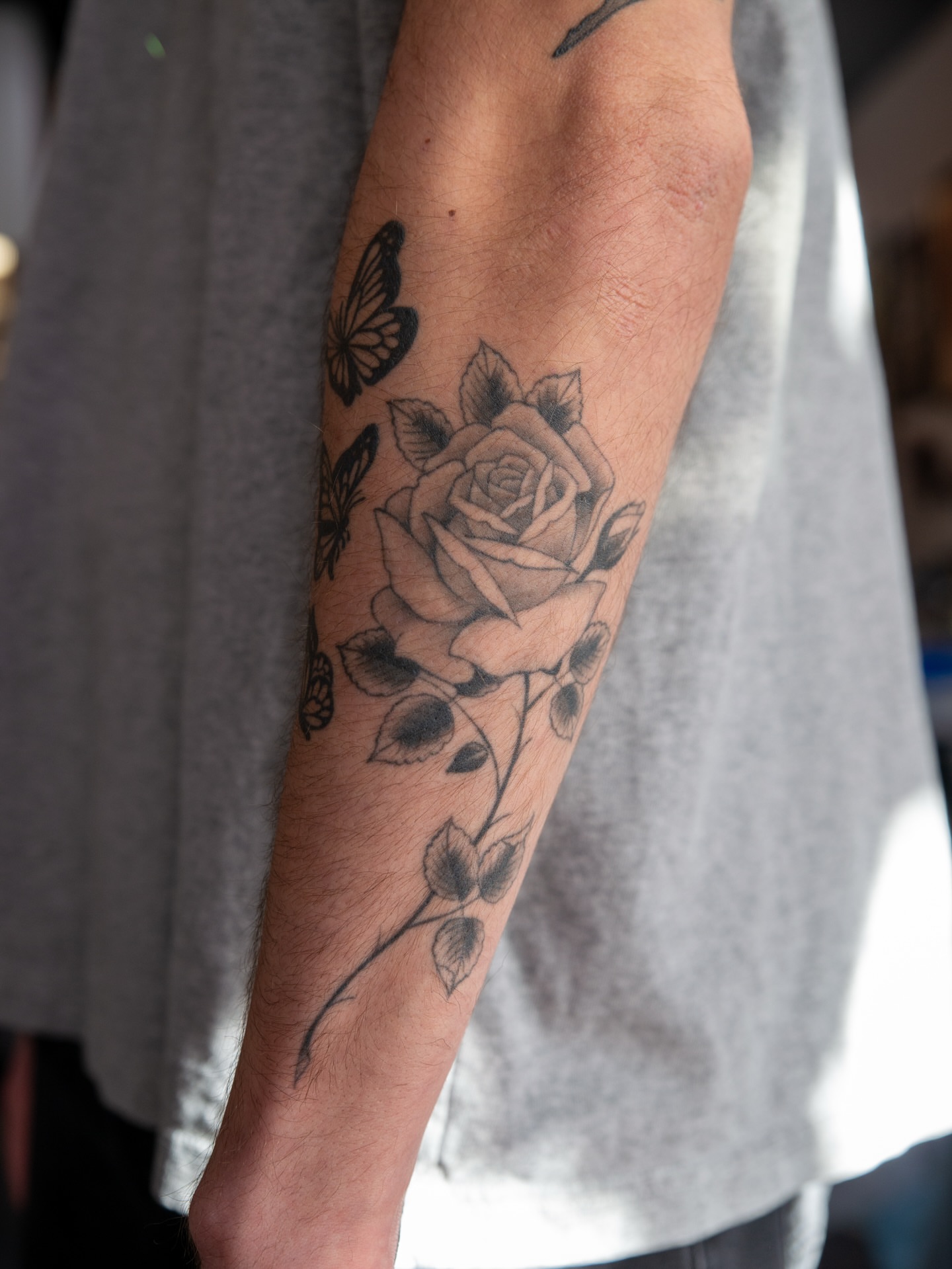 Tattoo by @trevordillonart — black_and_grey