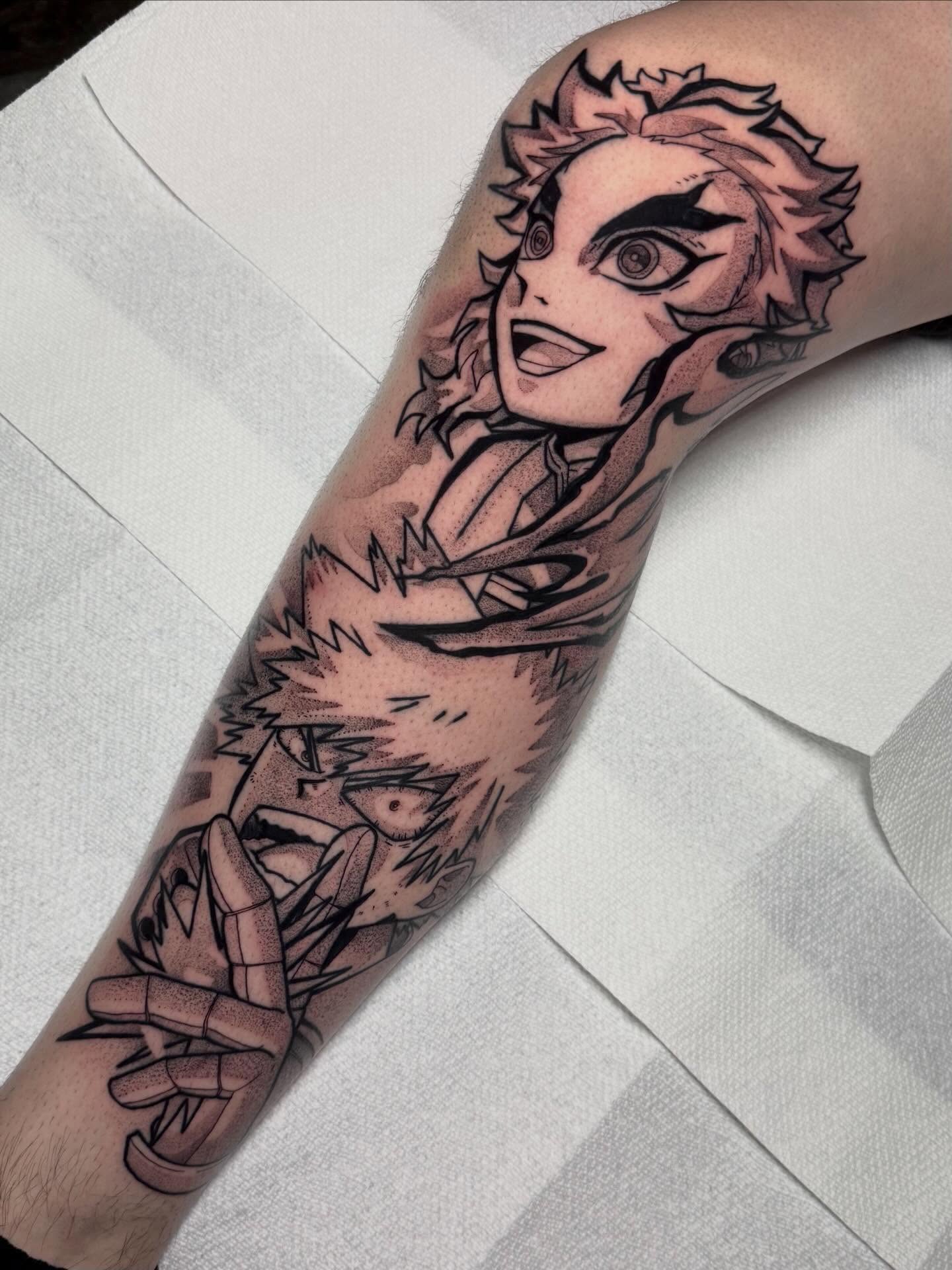 Tattoo by @zack.simpson__ — anime