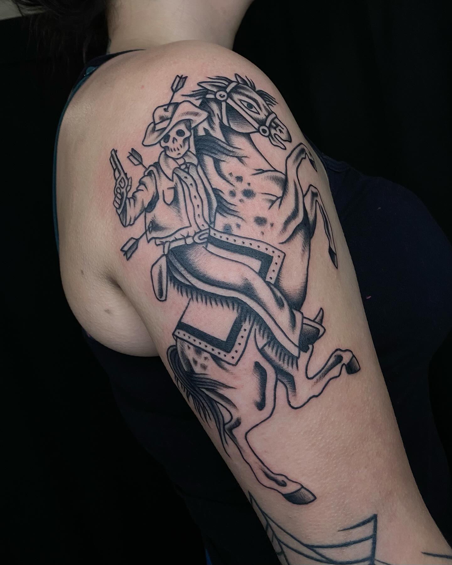 Tattoo by @morgana.sutherland — black_and_grey