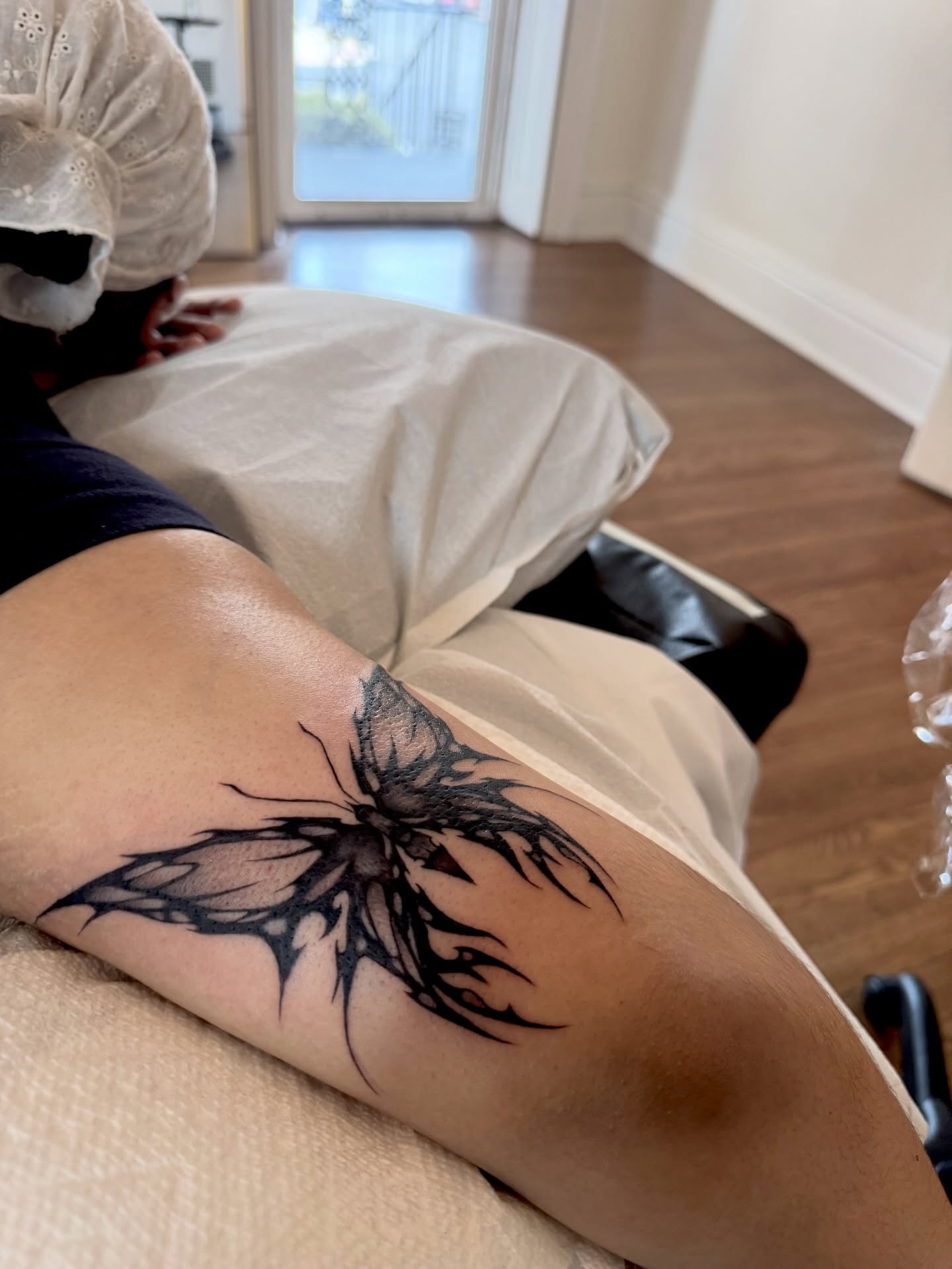 Tattoo by @zeebrruh_ — black_and_grey