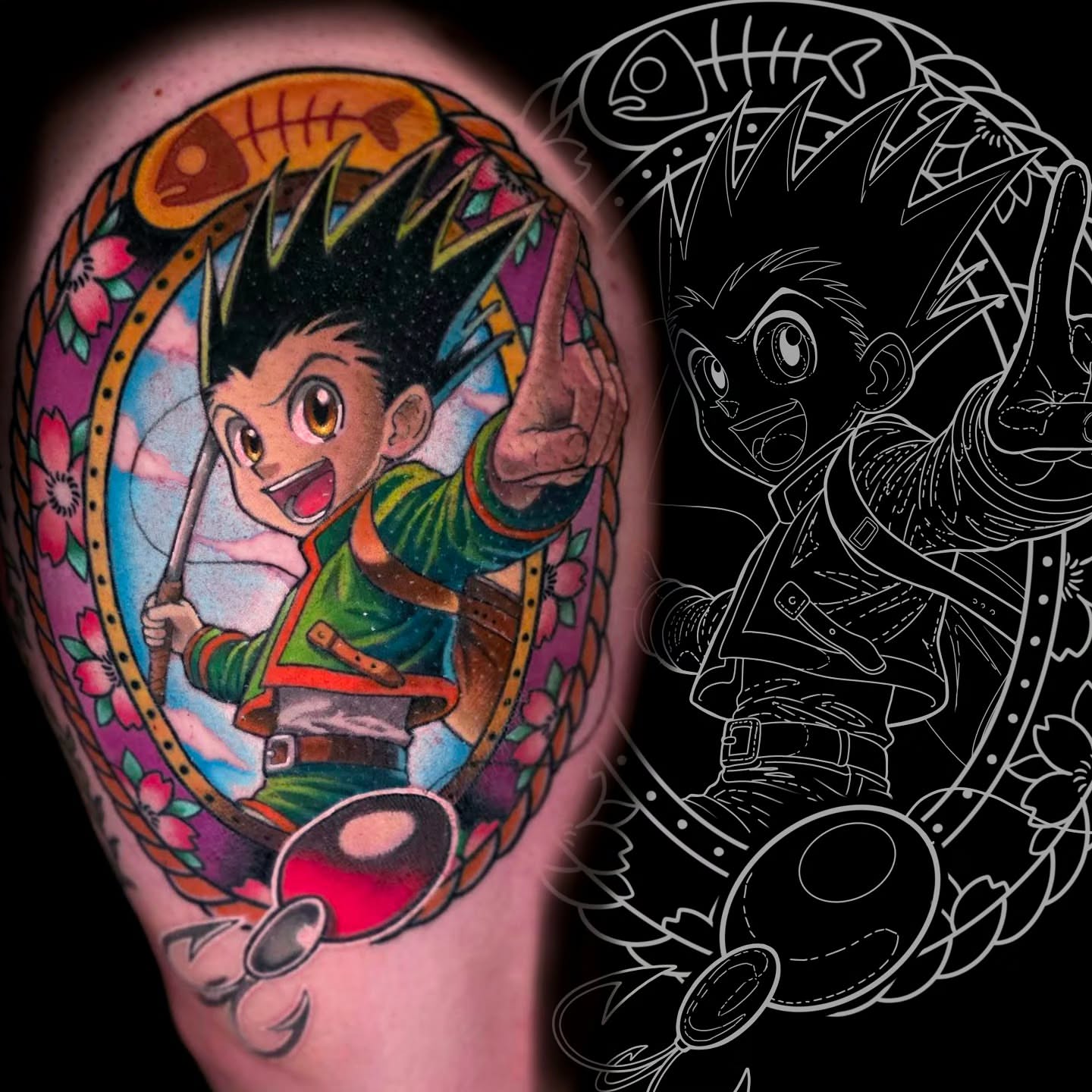 Tattoo by @levi_tattoos — anime